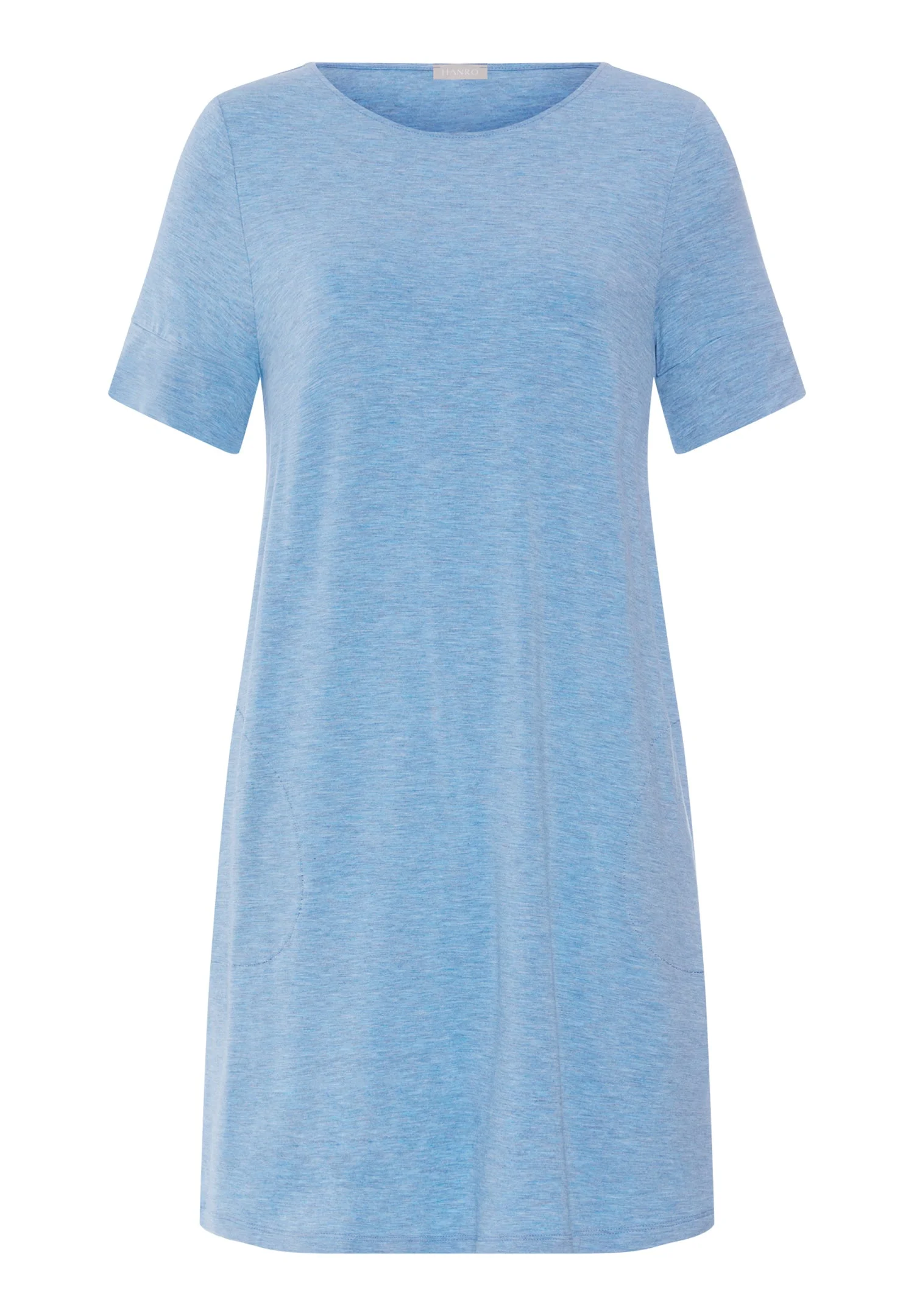 Natural Elegance Soft Round Neck Nightgown - 1