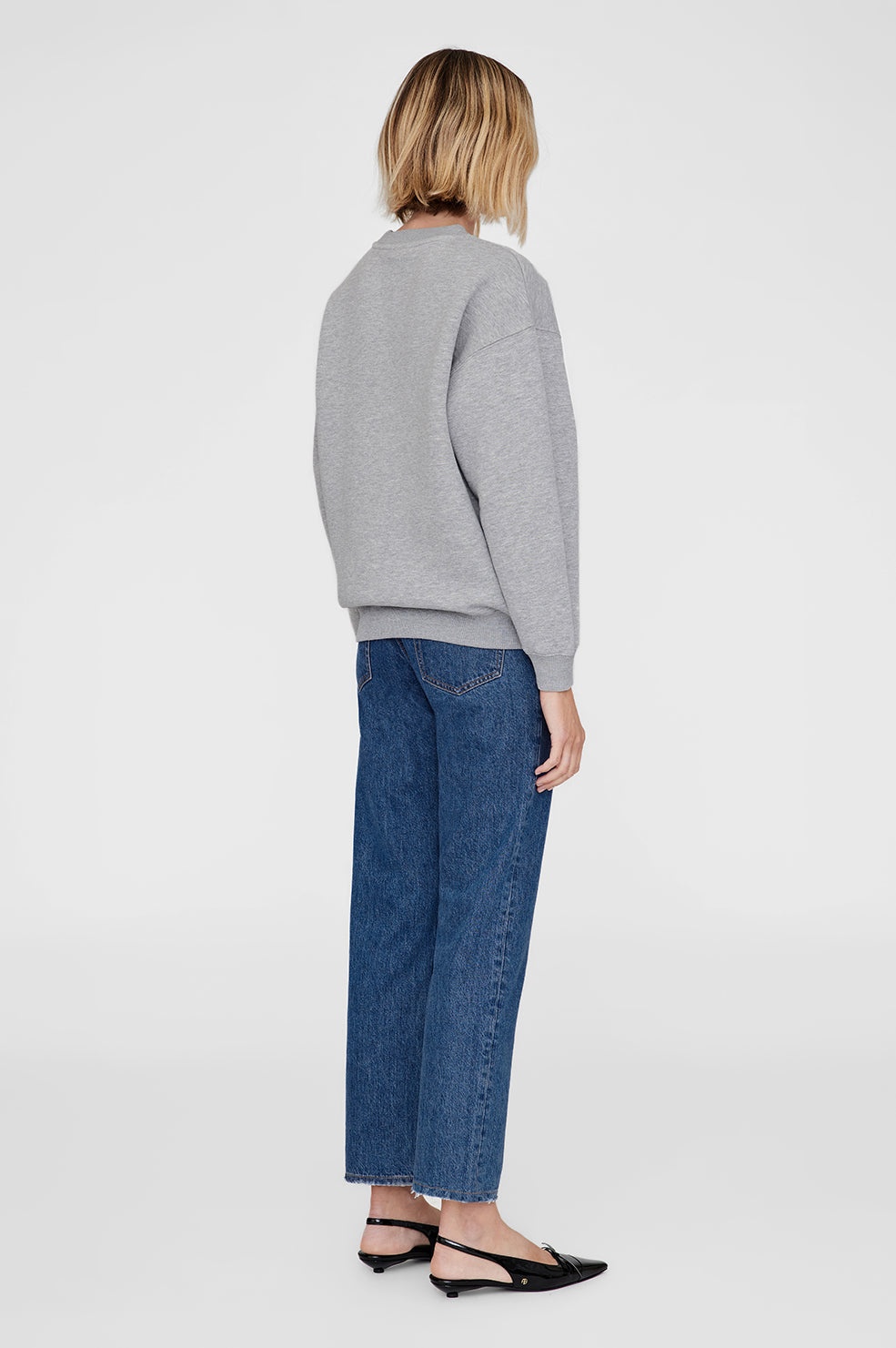 Spencer Sweatshirt Anine Bing - Medium Heather Grey - 3