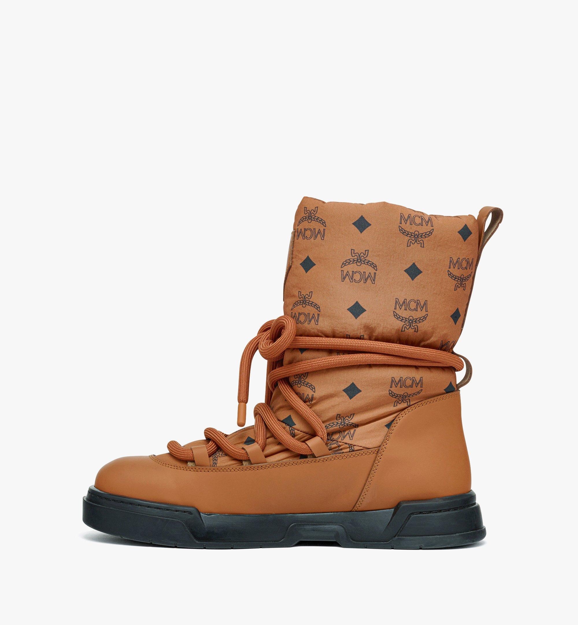 Skyward Ankle Boots in Padded Monogram Nylon - 2