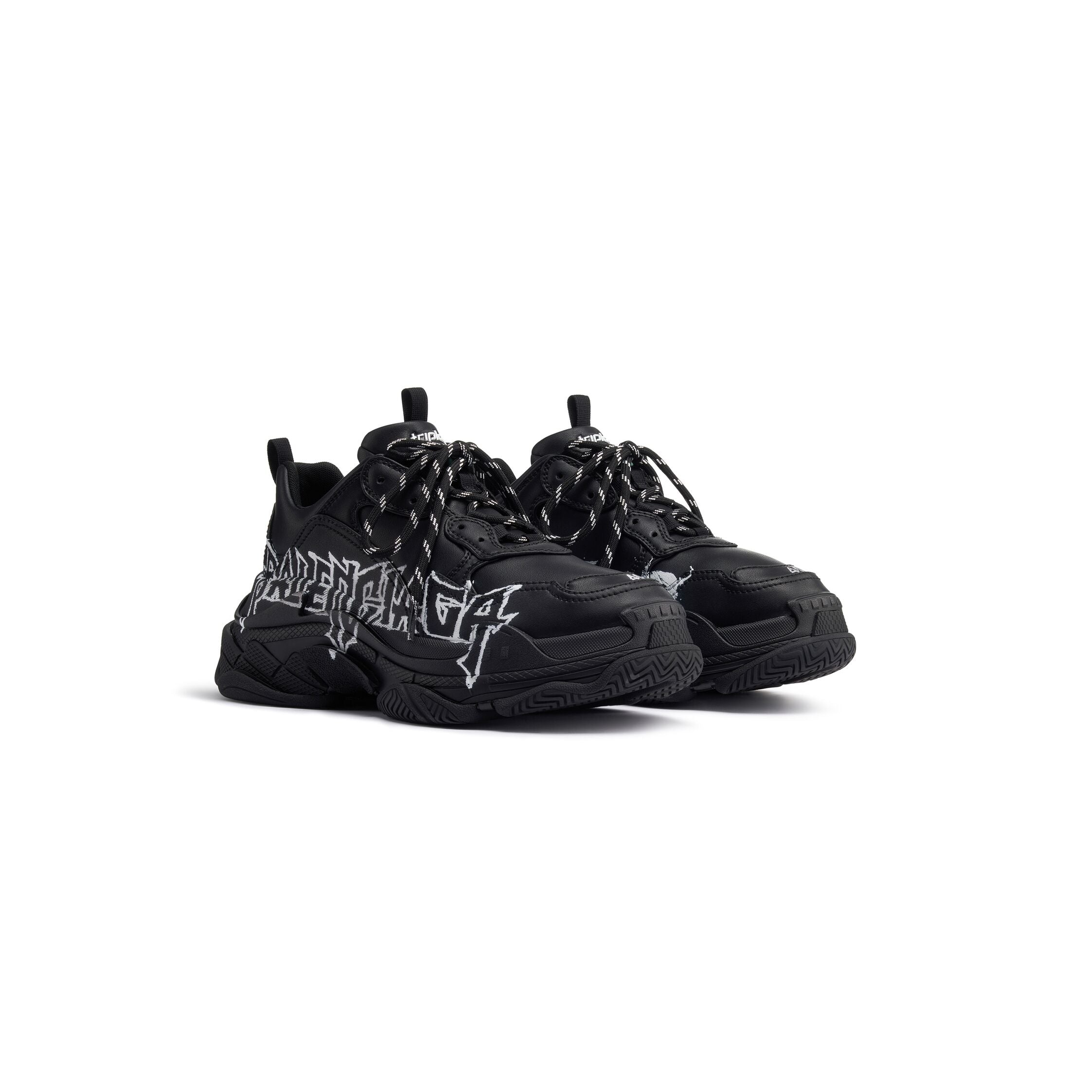 Balenciaga Triple S Diy Metal 'Black White' 536737W2FAY1090 - 3