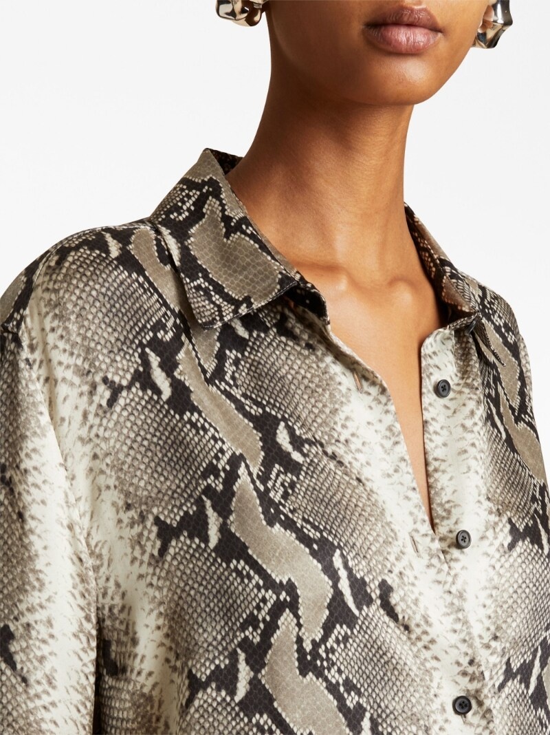 Argo snake-print shirt - 5