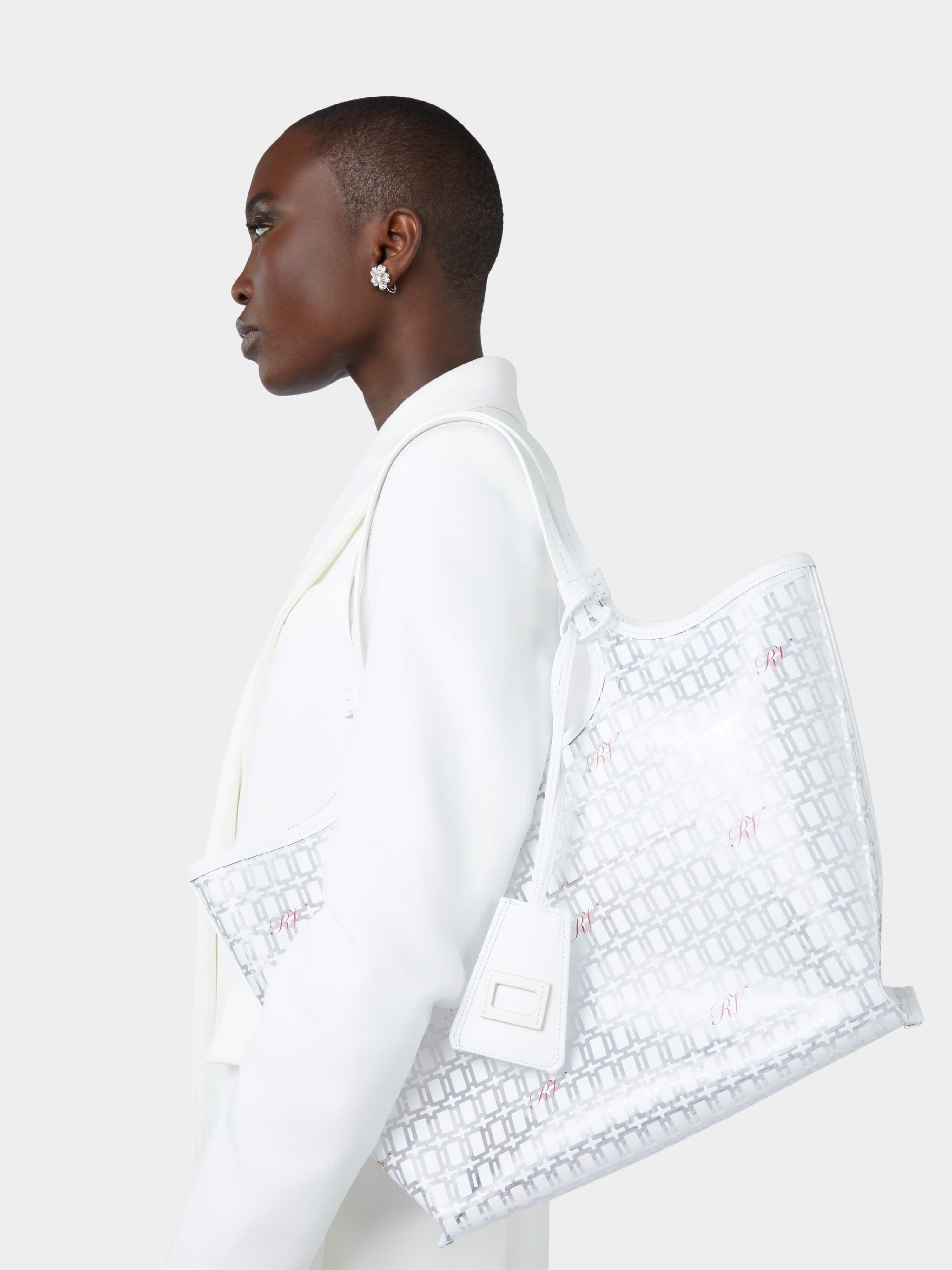 Roger Vivier Grand Vivier Medium Bag in PVC | REVERSIBLE