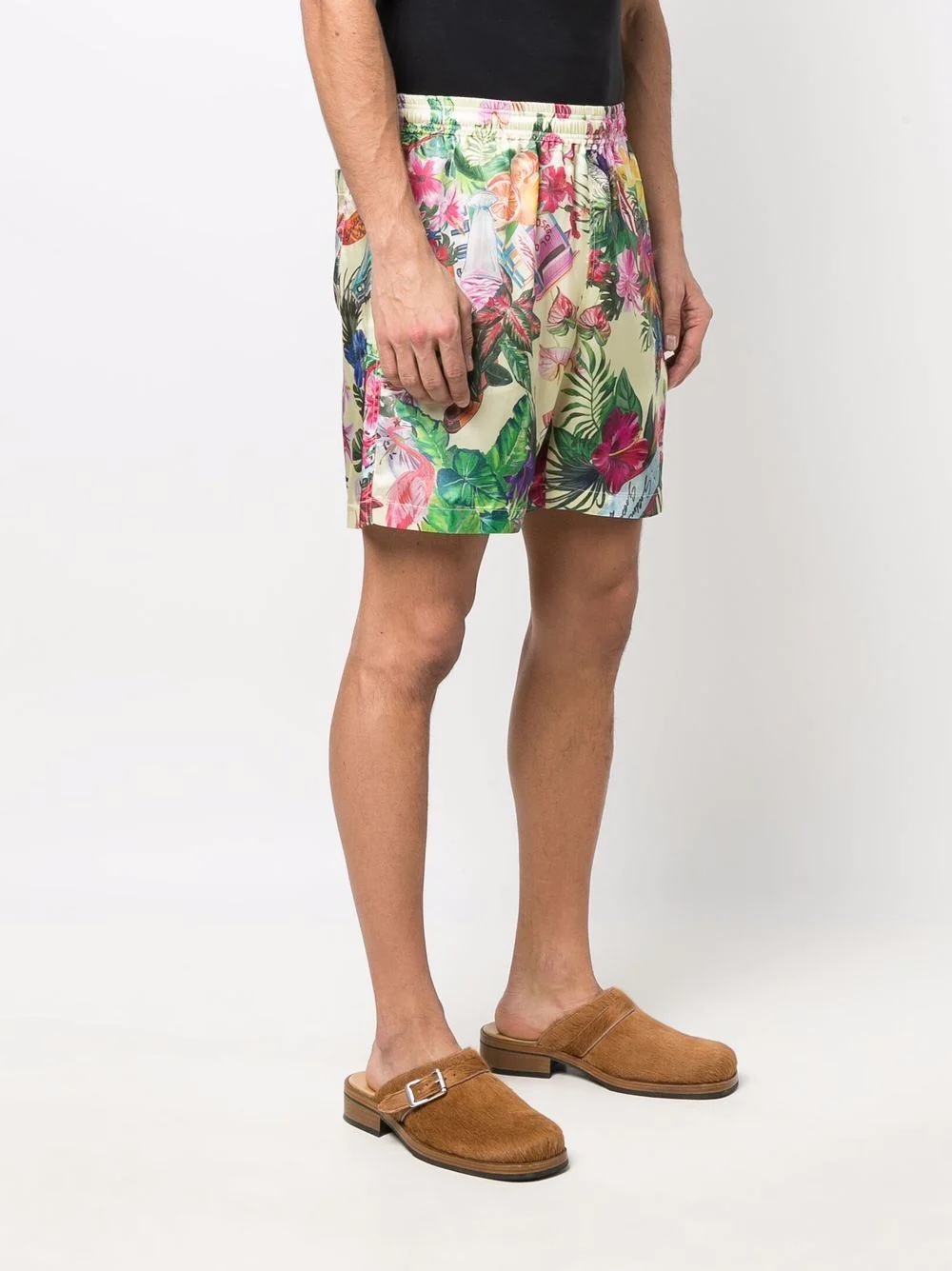 tropical print Bermuda shorts - 3