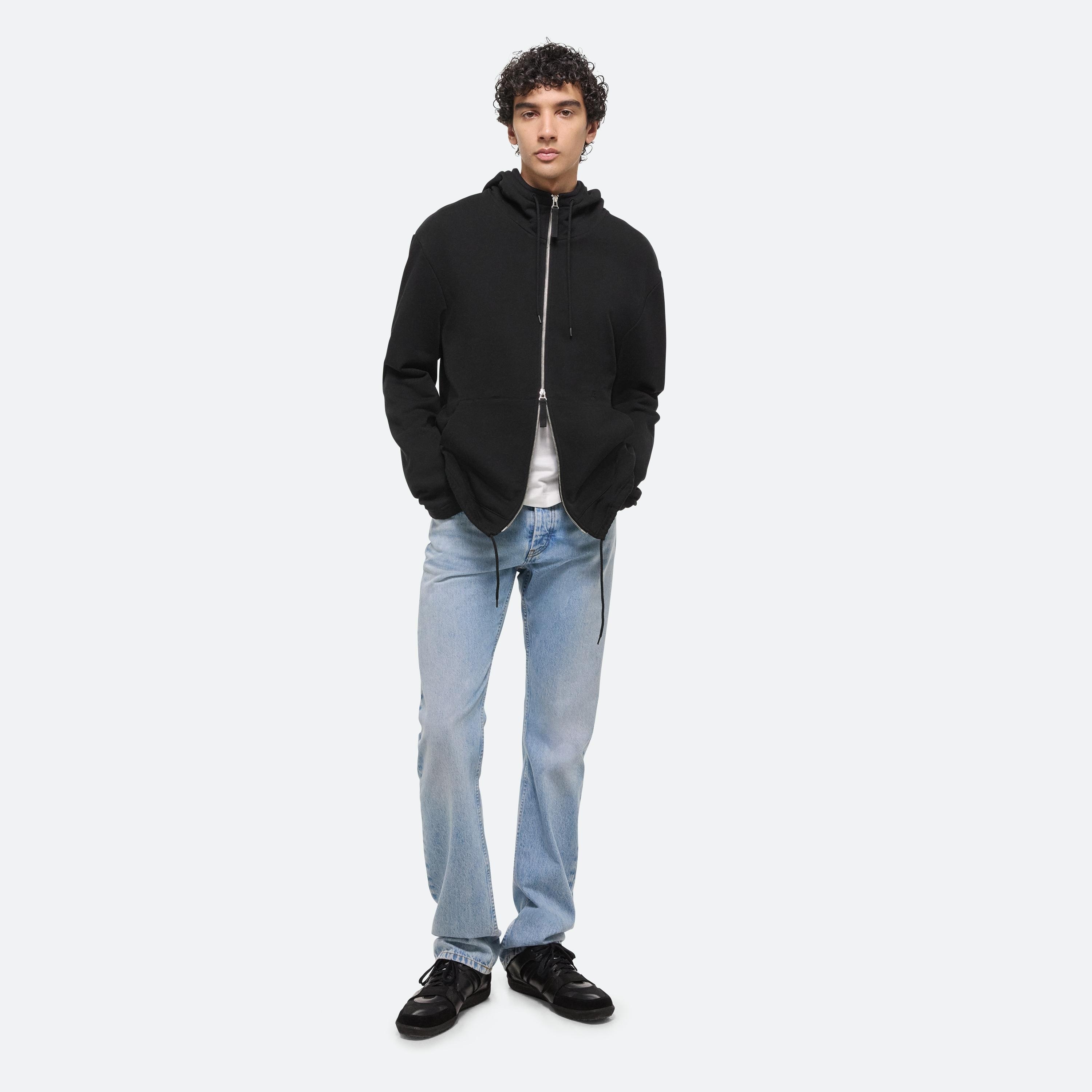 COTTON FLEECE ZIP-UP HOODIE - 2