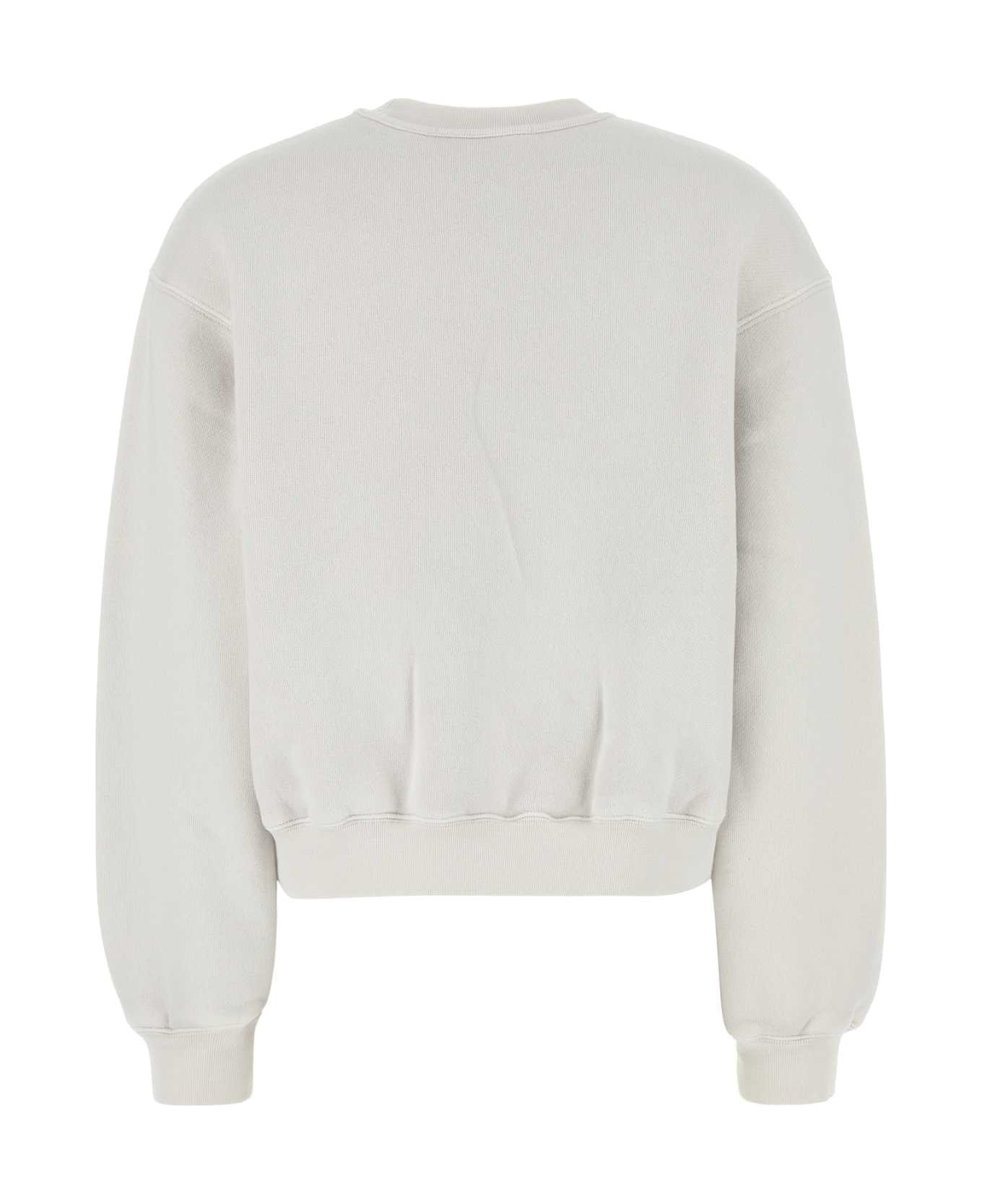 Chalk Cotton Blend Oversize Sweatshirt - 2