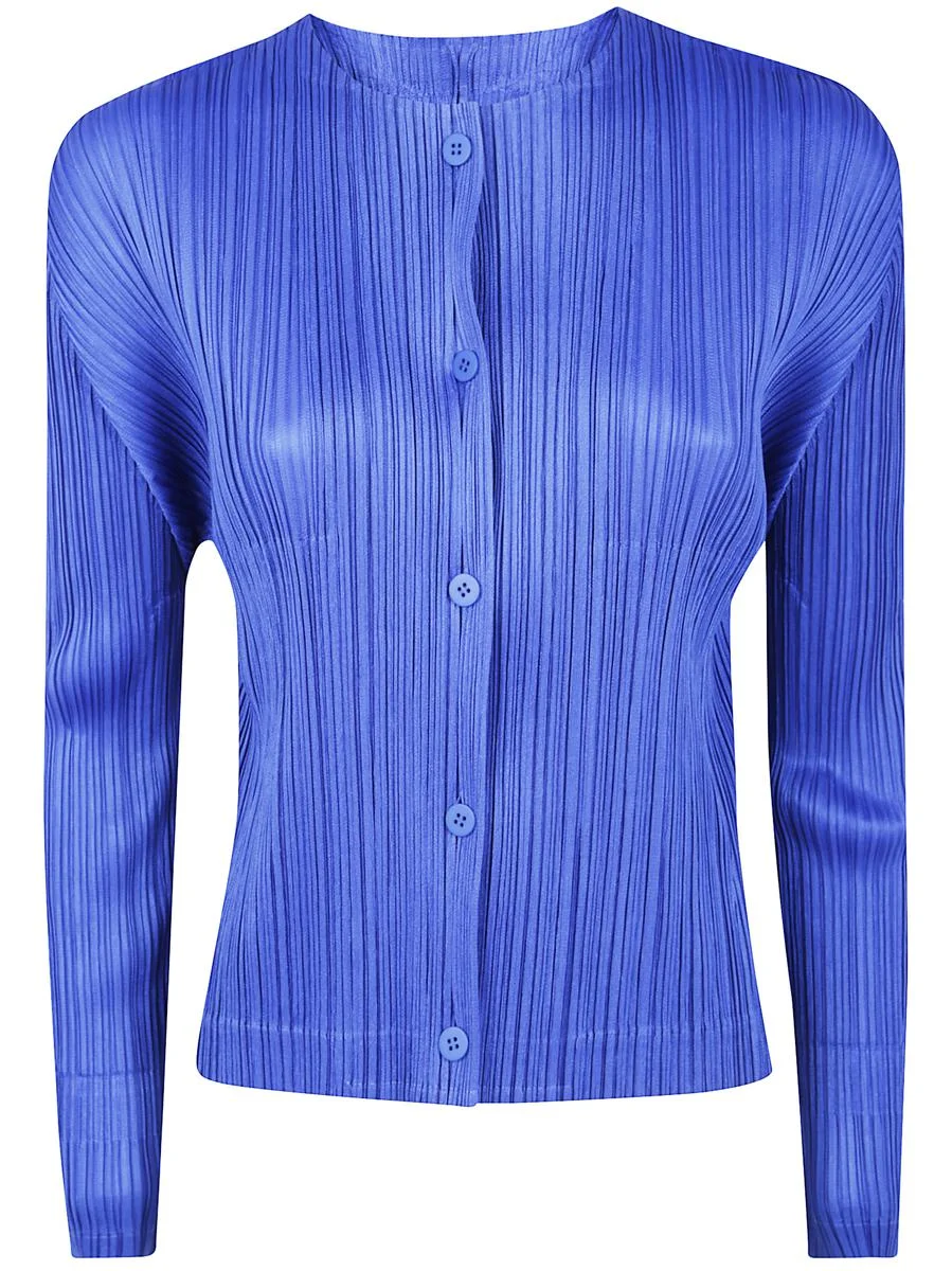 Pleats Please Issey Miyake "Monthly Colors: August" Cardigan Clothing - 1