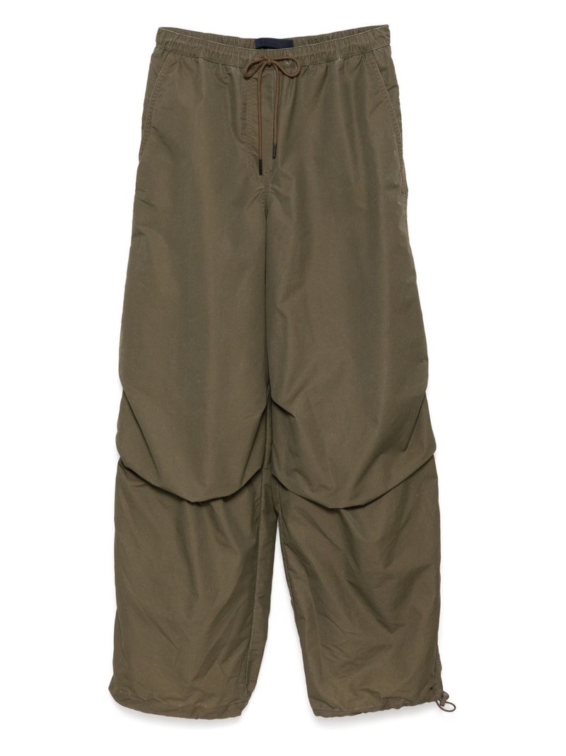 wide-leg drawstring trousers 1