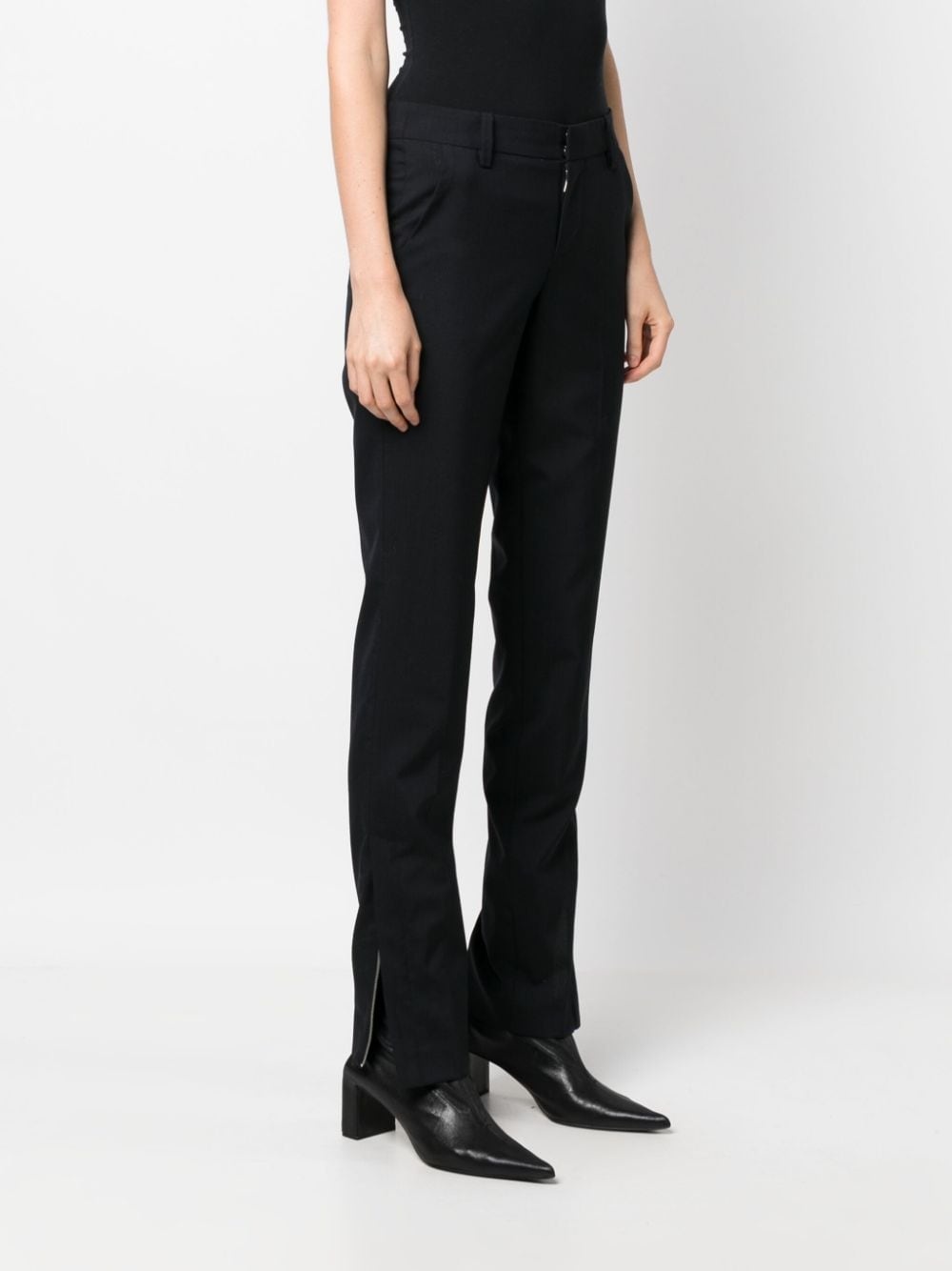 Prune tailored-cut trousers - 3