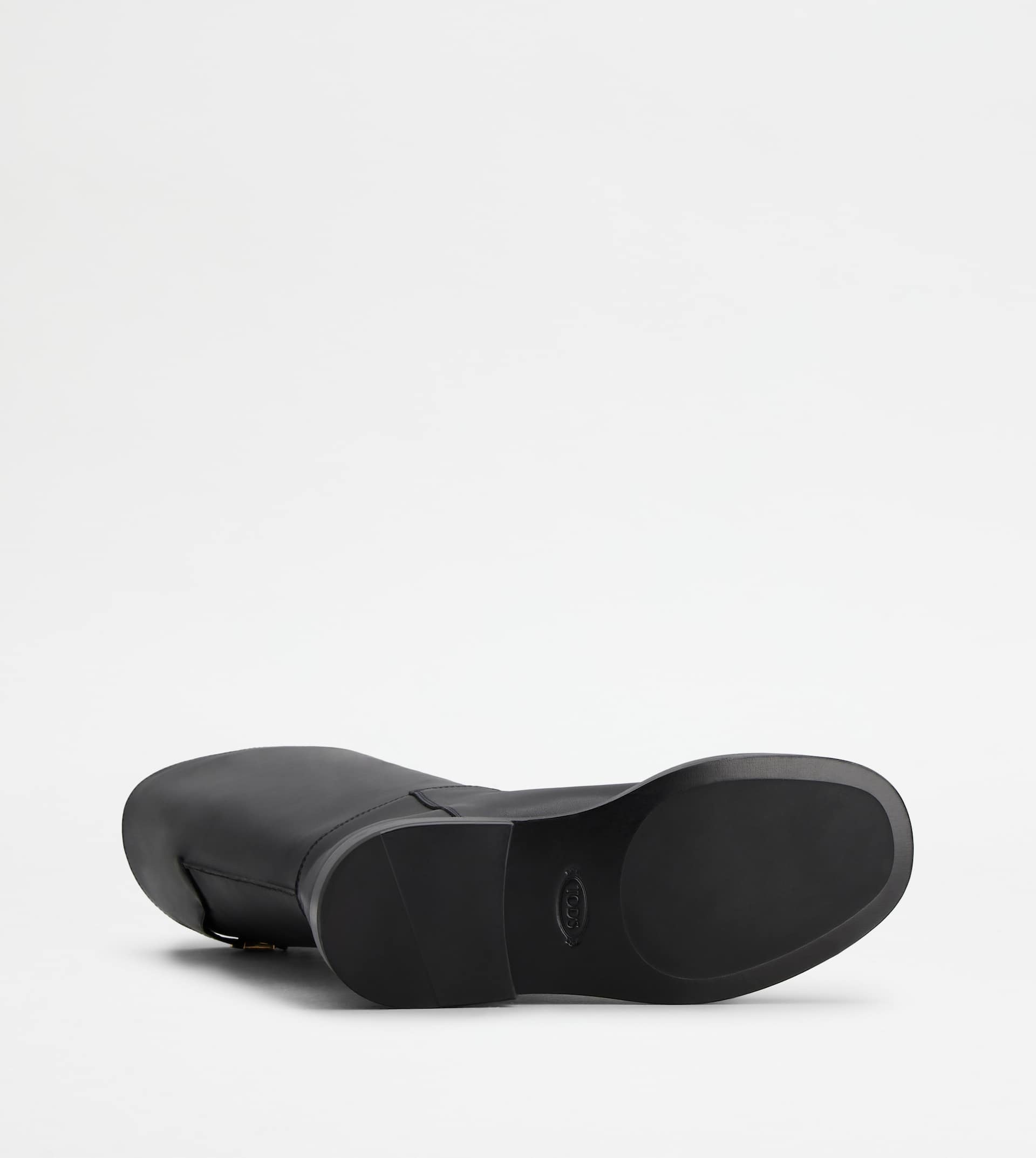 BOOTS IN LEATHER - BLACK - 4