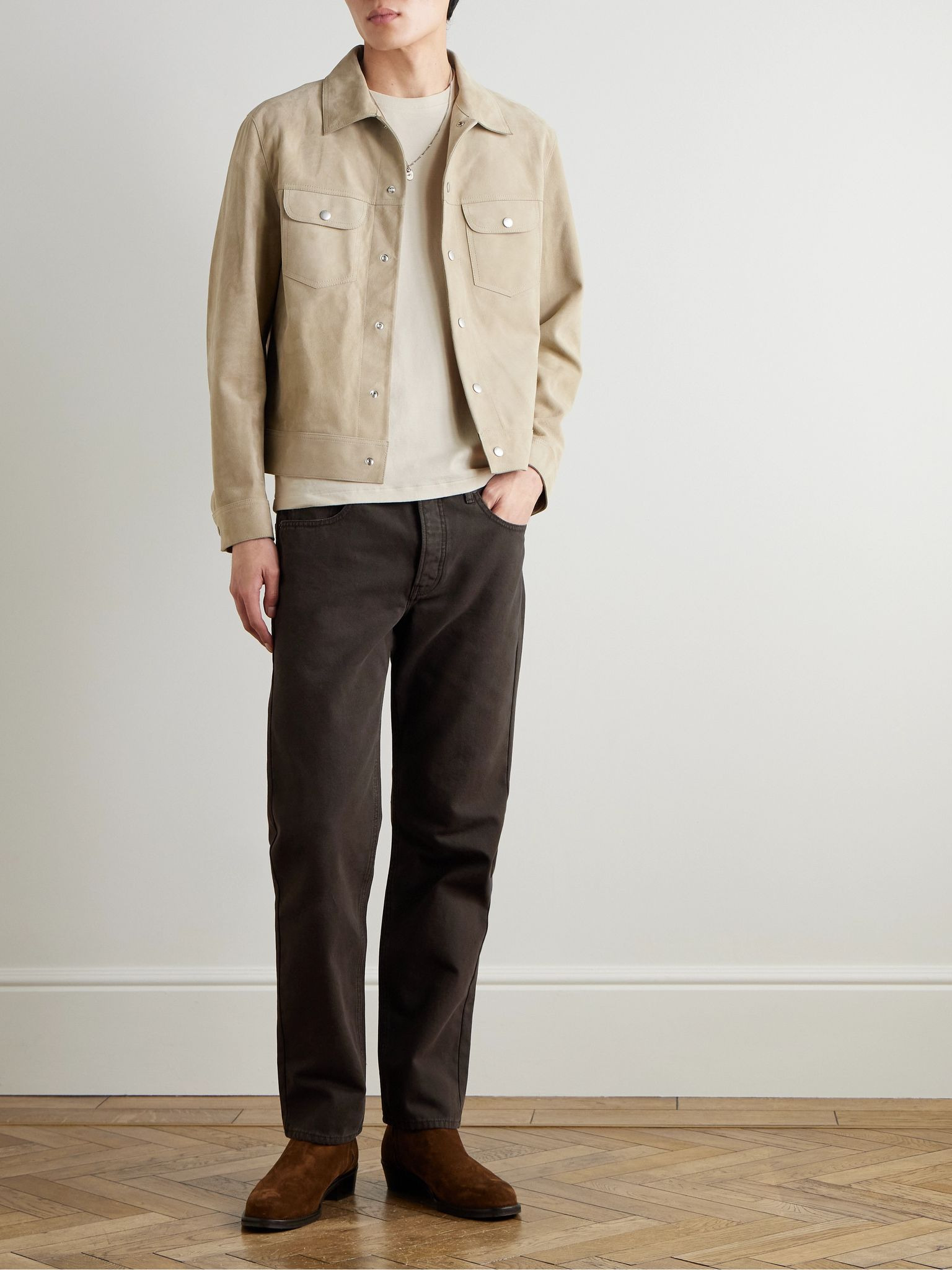 Straight-Leg Jeans Brown - 2
