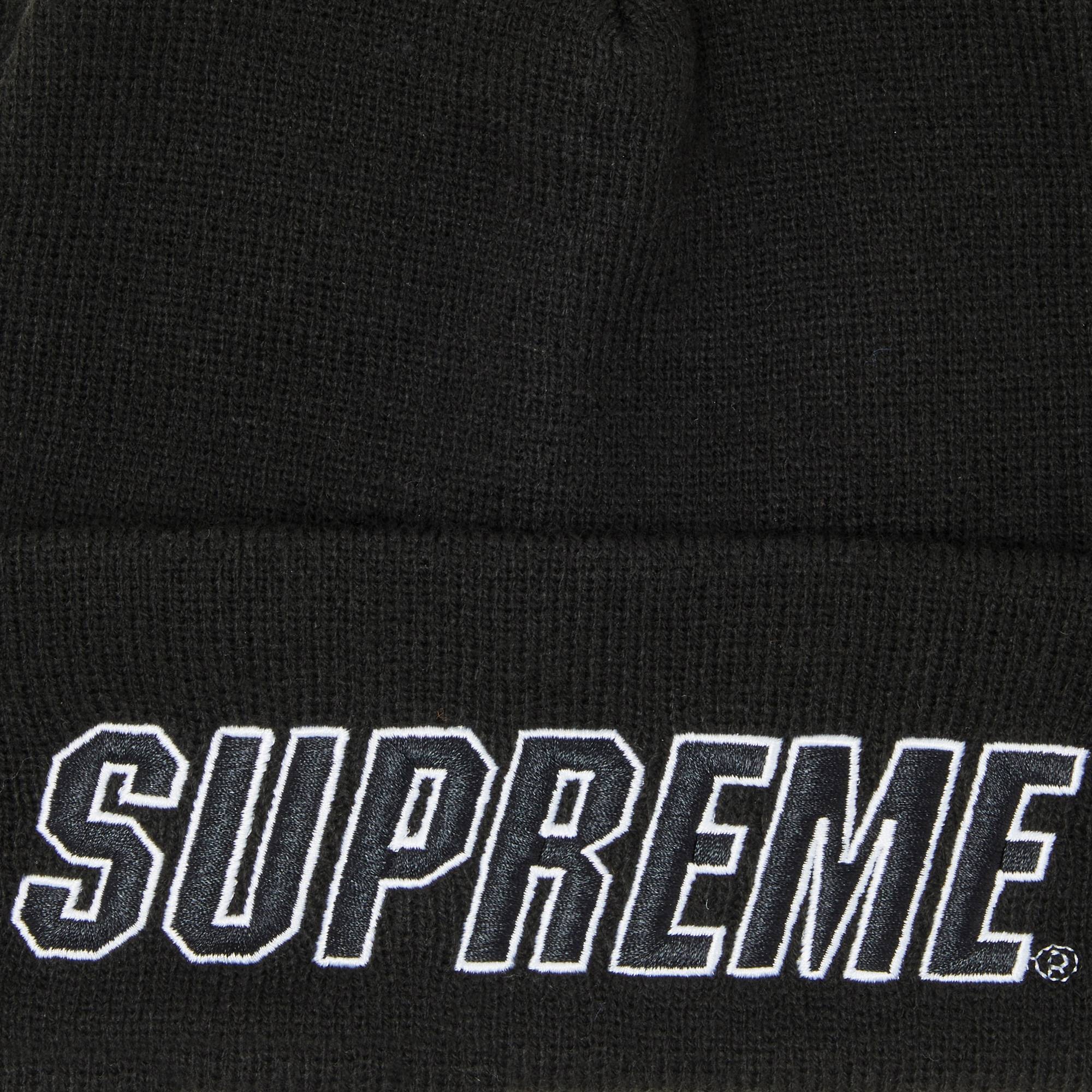 Supreme Supreme Slant Beanie 'Black' | REVERSIBLE