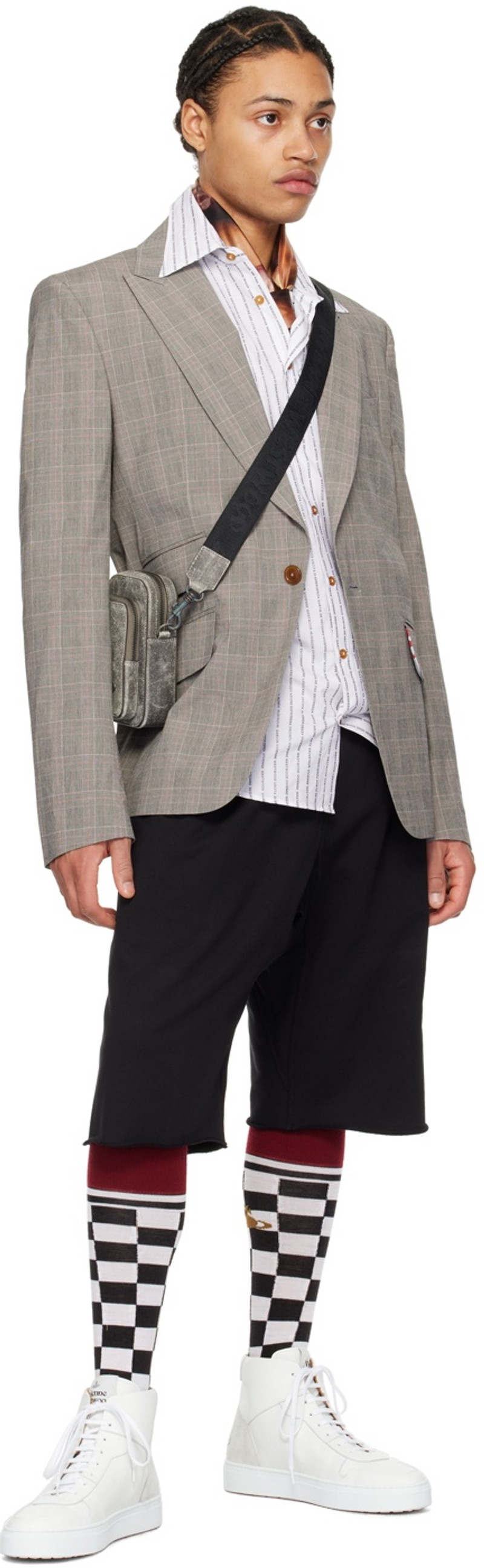 Gray Phone Crossbody Pouch 4