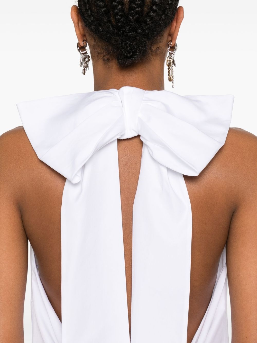 bow-detail tank top - 5