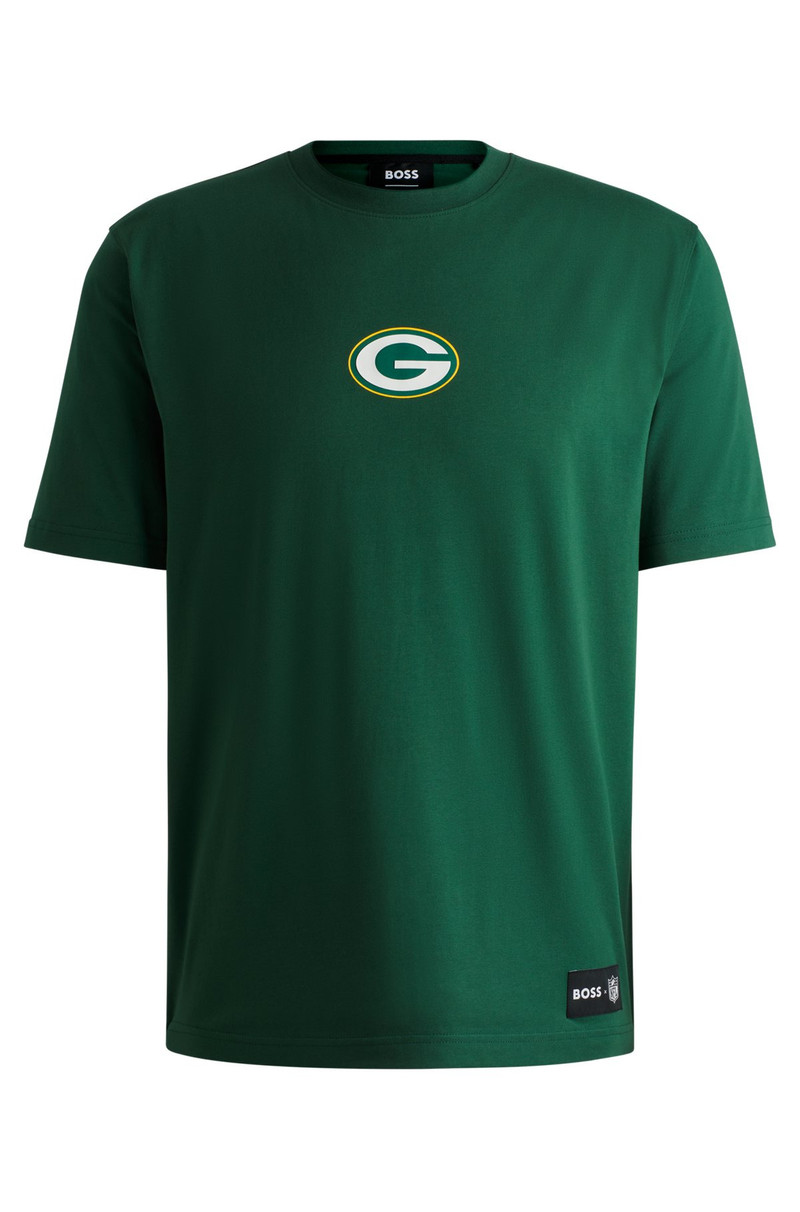 BOSS X NFL STRETCH-COTTON T-SHIRT WITH SPECIAL BRANDING 1