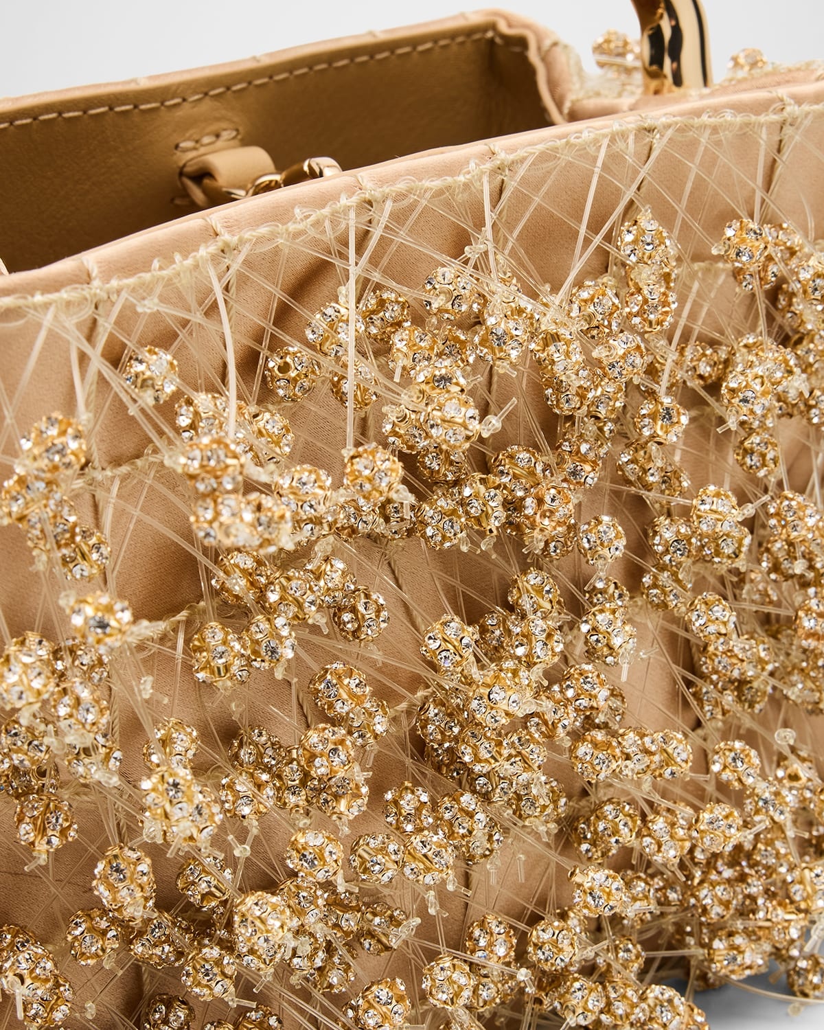 Solene Mini Beaded Top-Handle Bag - 4