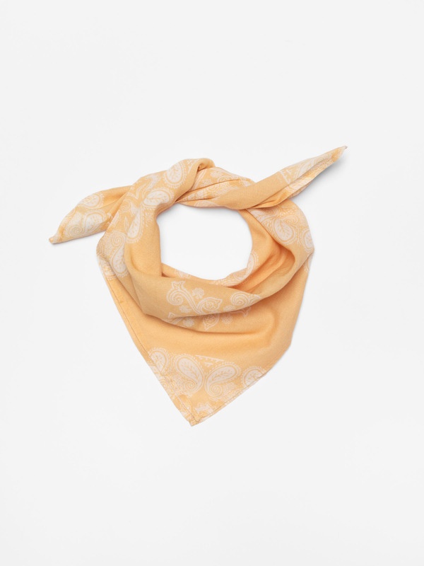 Ingrid Bandana Paisley Mustard - 3
