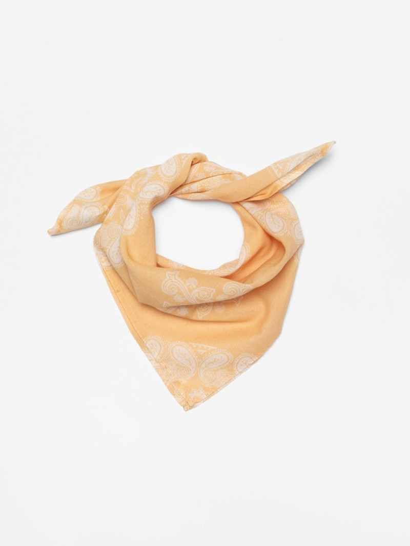Ingrid Bandana Paisley Mustard 3