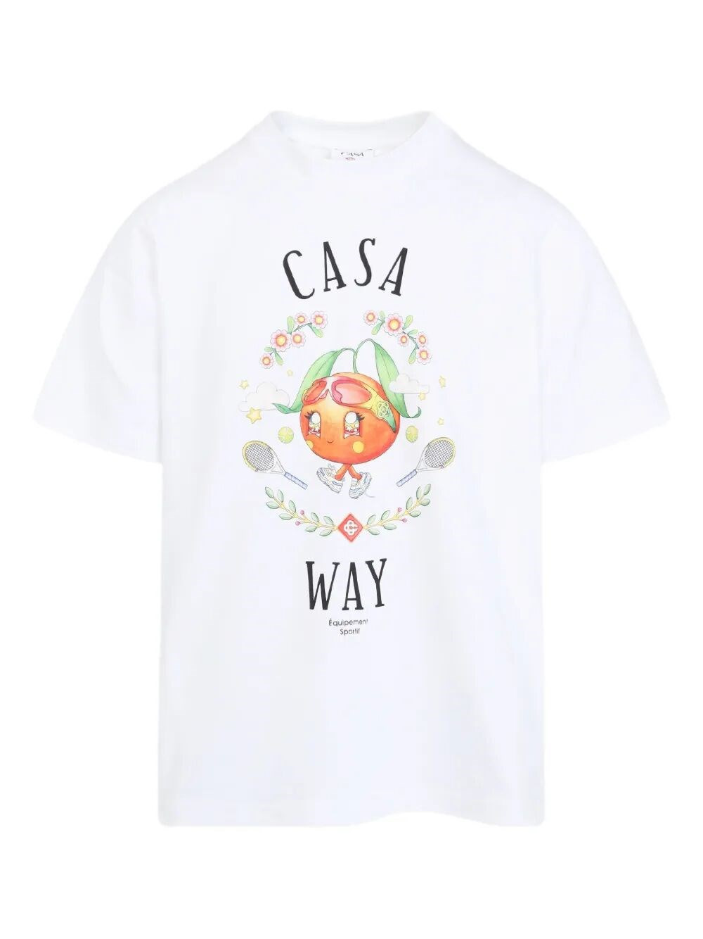 Introducing the 'CASA WAY KAWAII' PRINTED T-SHIRT, a stunning piece from the renowned brand CASABLAN - 1