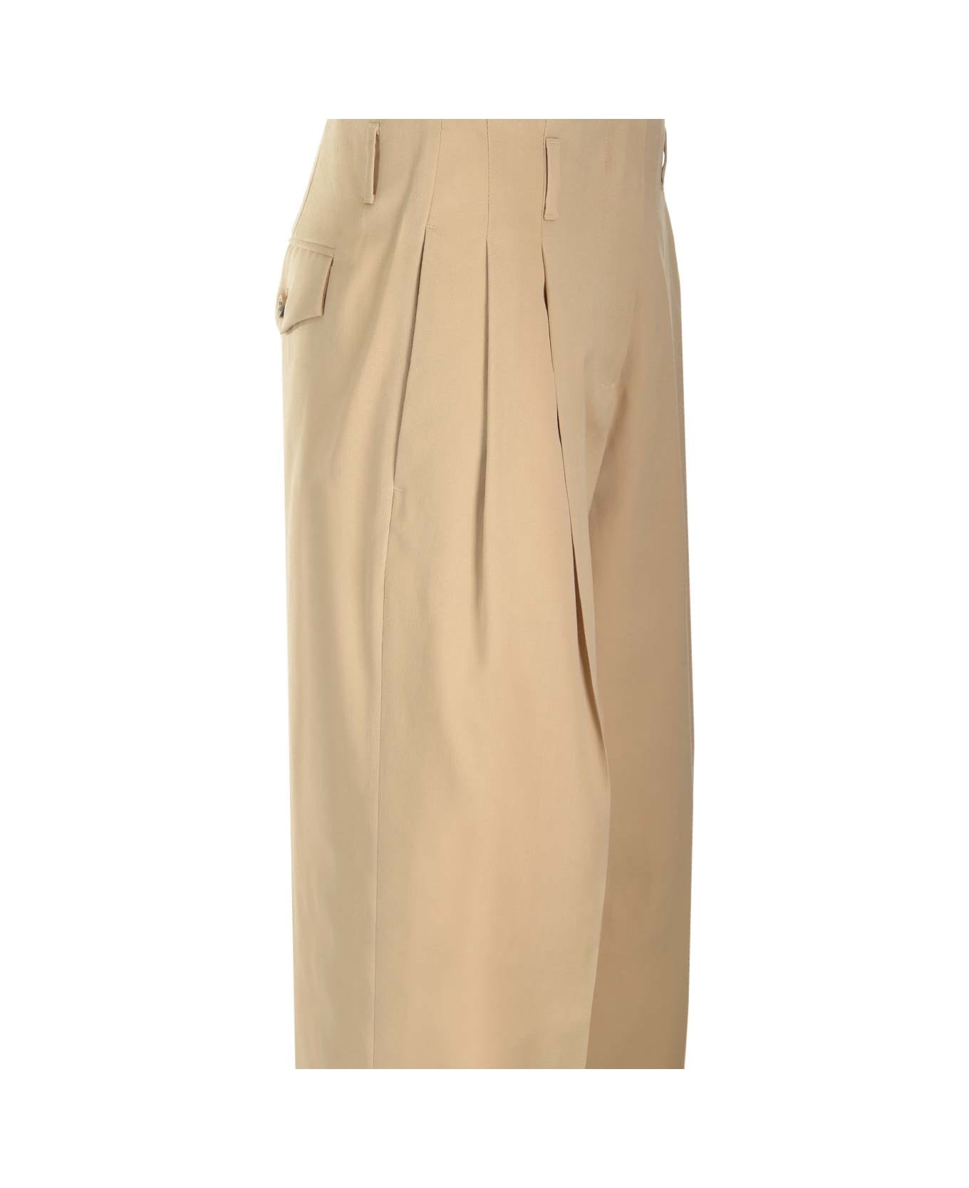 Wide Leg Wool Pants - 3