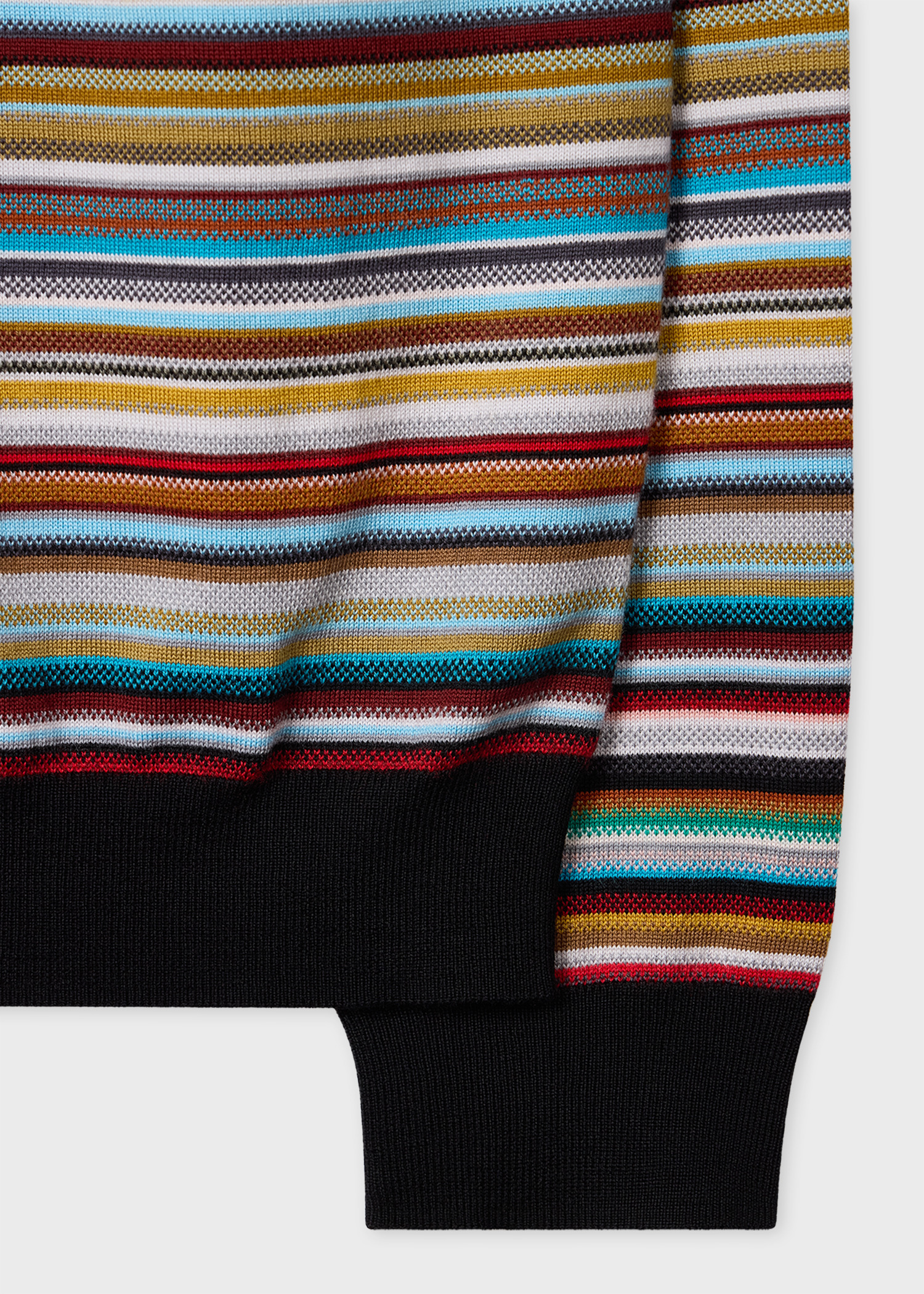 'Signature Stripe' Merino Wool Knit Sweater - 3