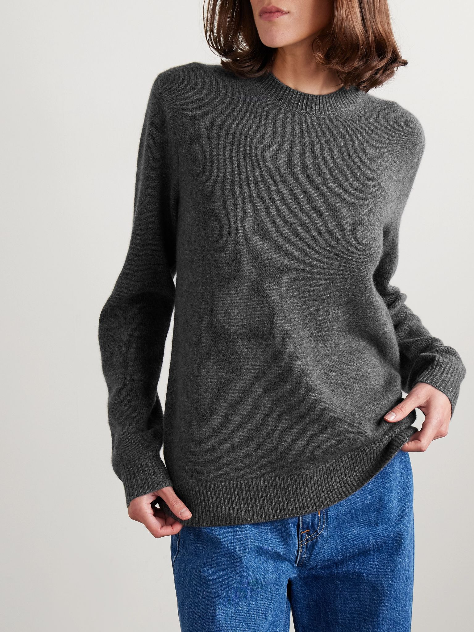 All Day cashmere sweater Dark gray - 3