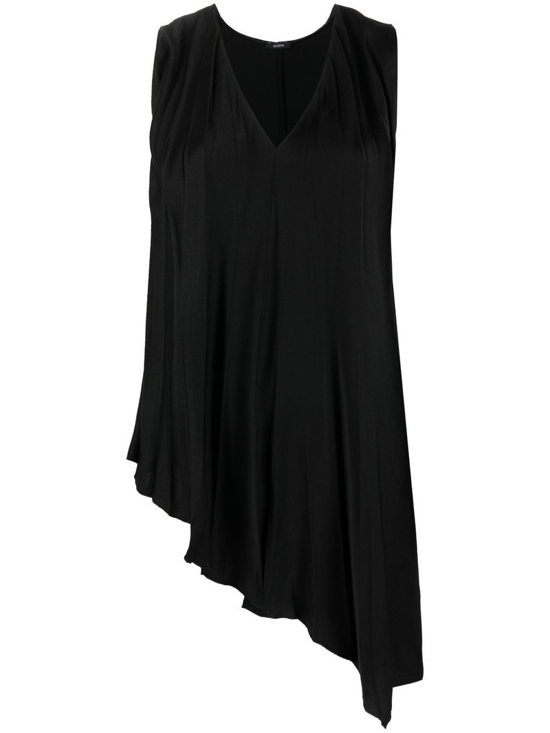asymmetric pleated vest 1