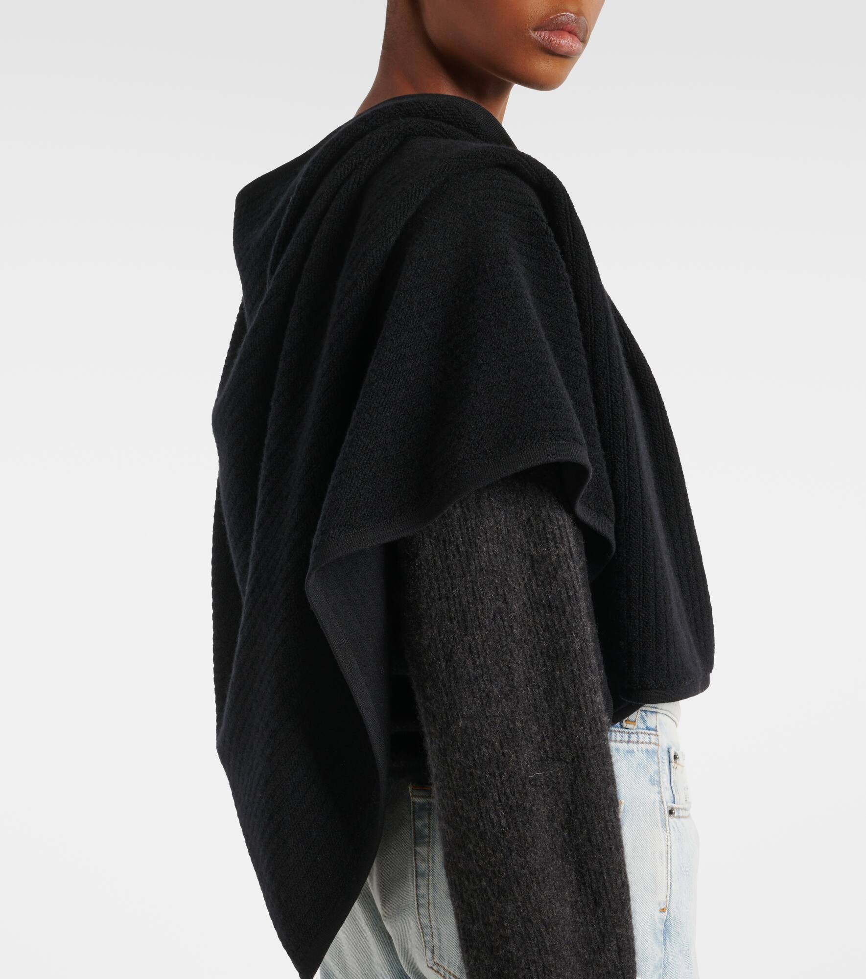 Striped cashmere scarf - 4