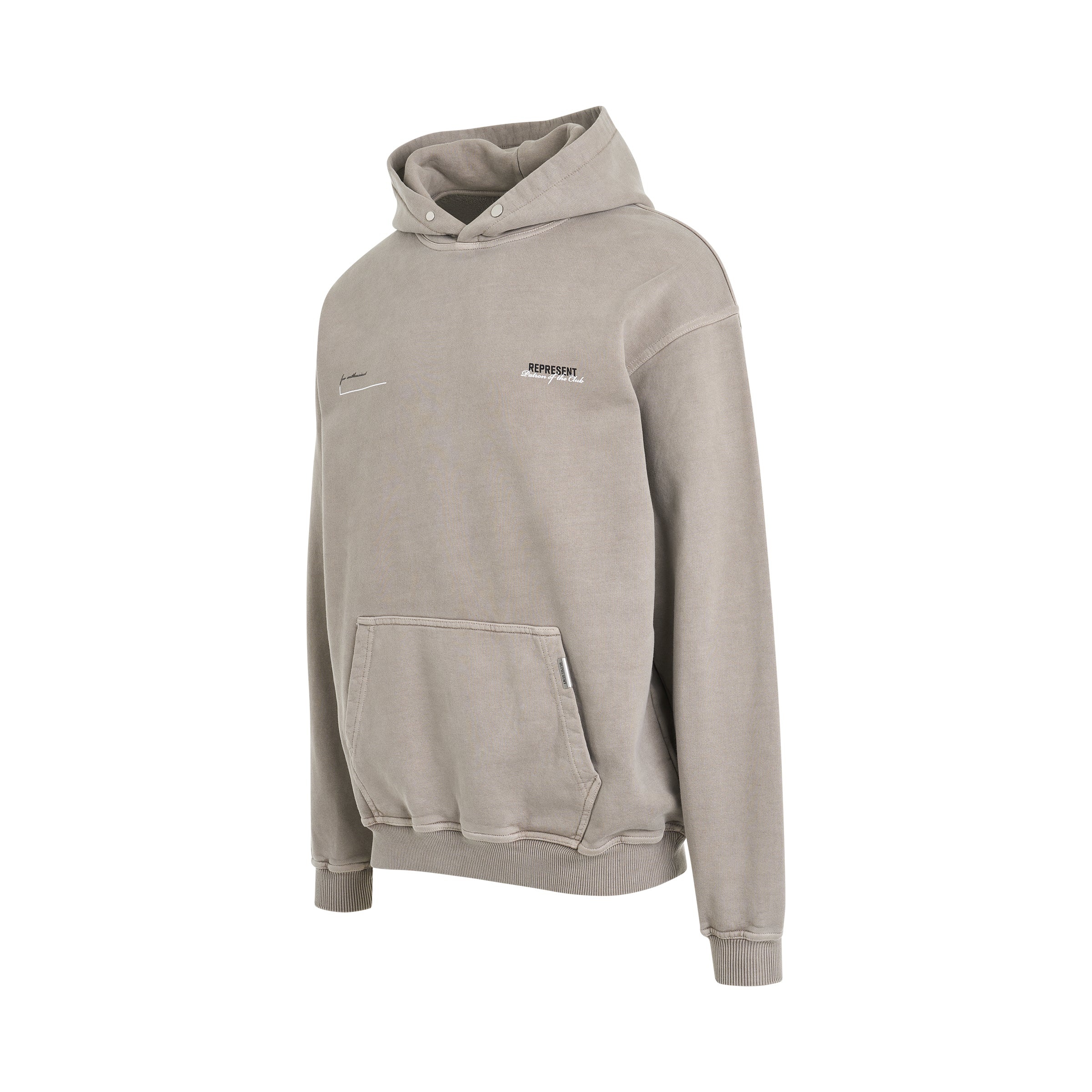 Patron of the Club Hoodie in Mudstone - 2