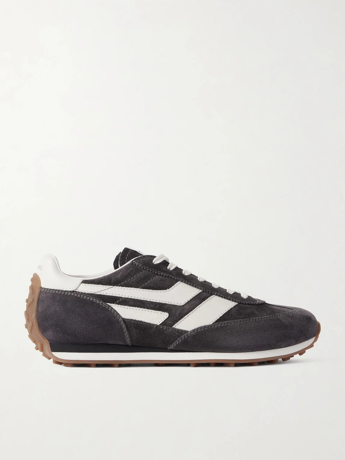 Mick Leather-Trimmed Suede Sneakers - 1