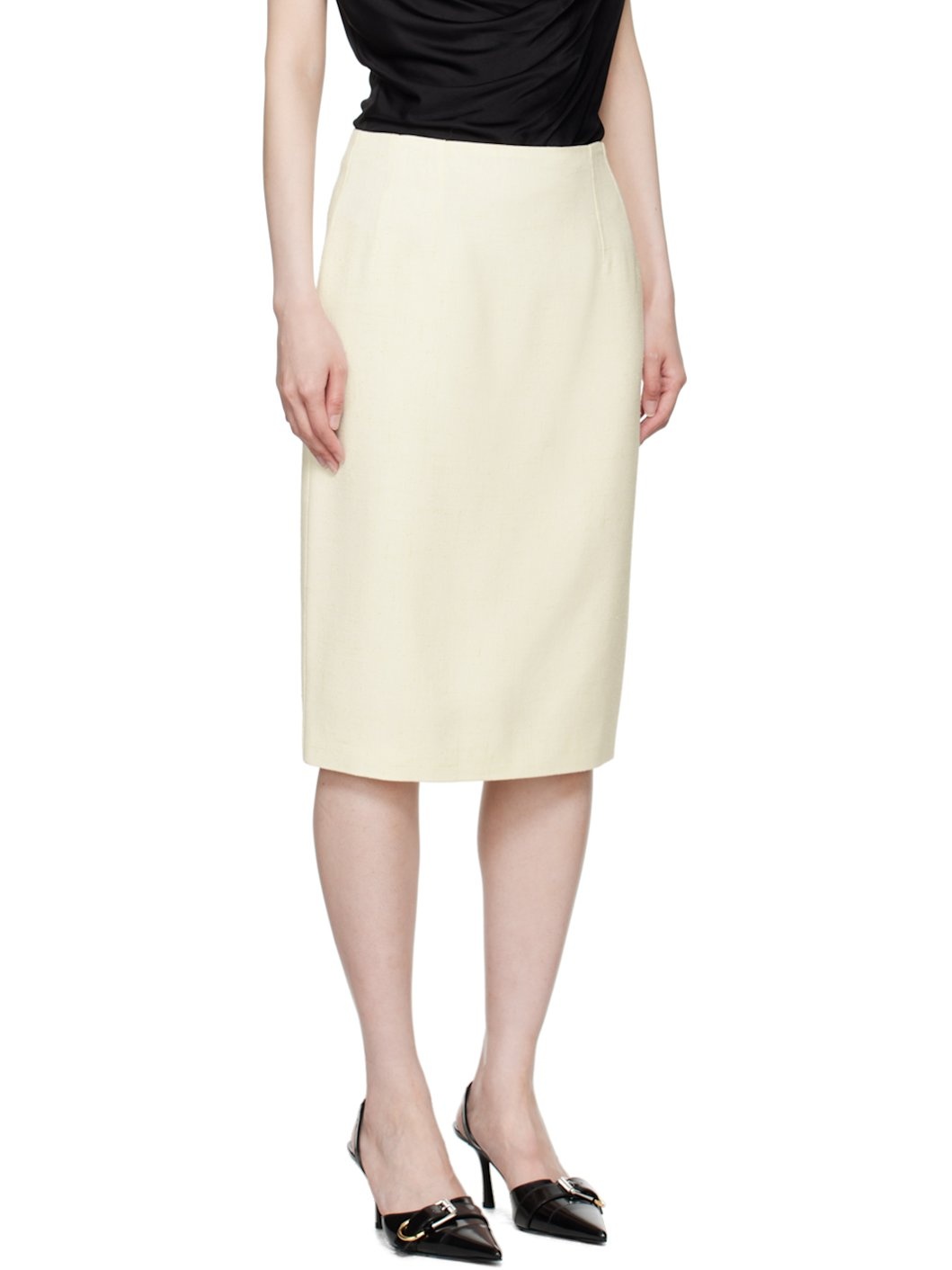 Off-White Malfilé Midi Skirt - 2