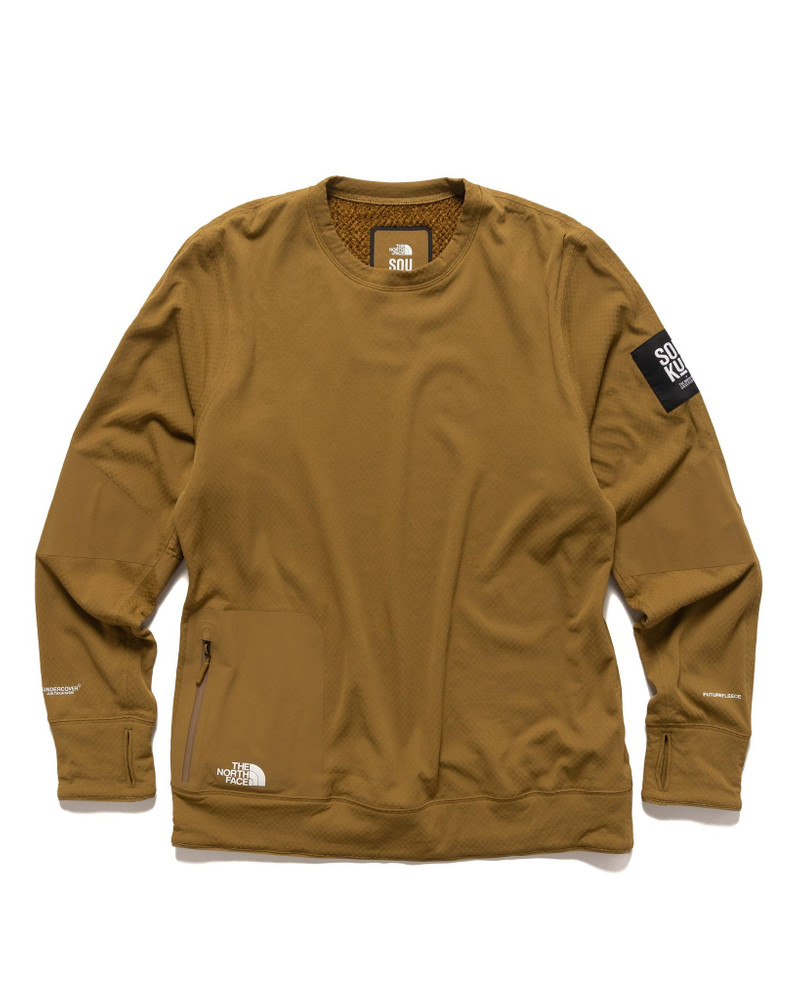 x Undercover SOUKUU FUTUREFLEECE L/S SWEATER BROWN - 1