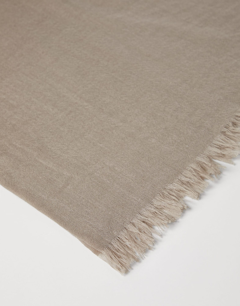 Brunello Cucinelli Cashmere and silk scarf outlook