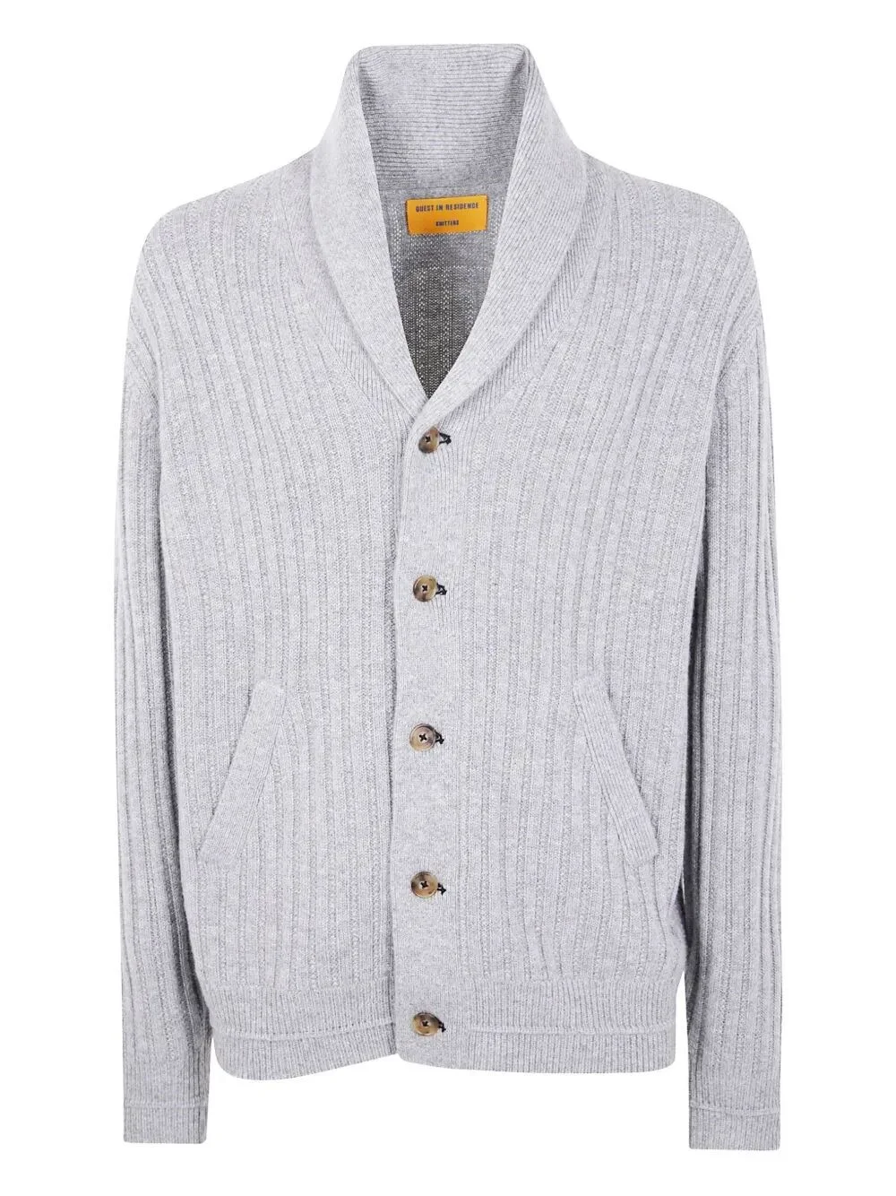 "Varsity" Cashmere Blend Cardigan - 1