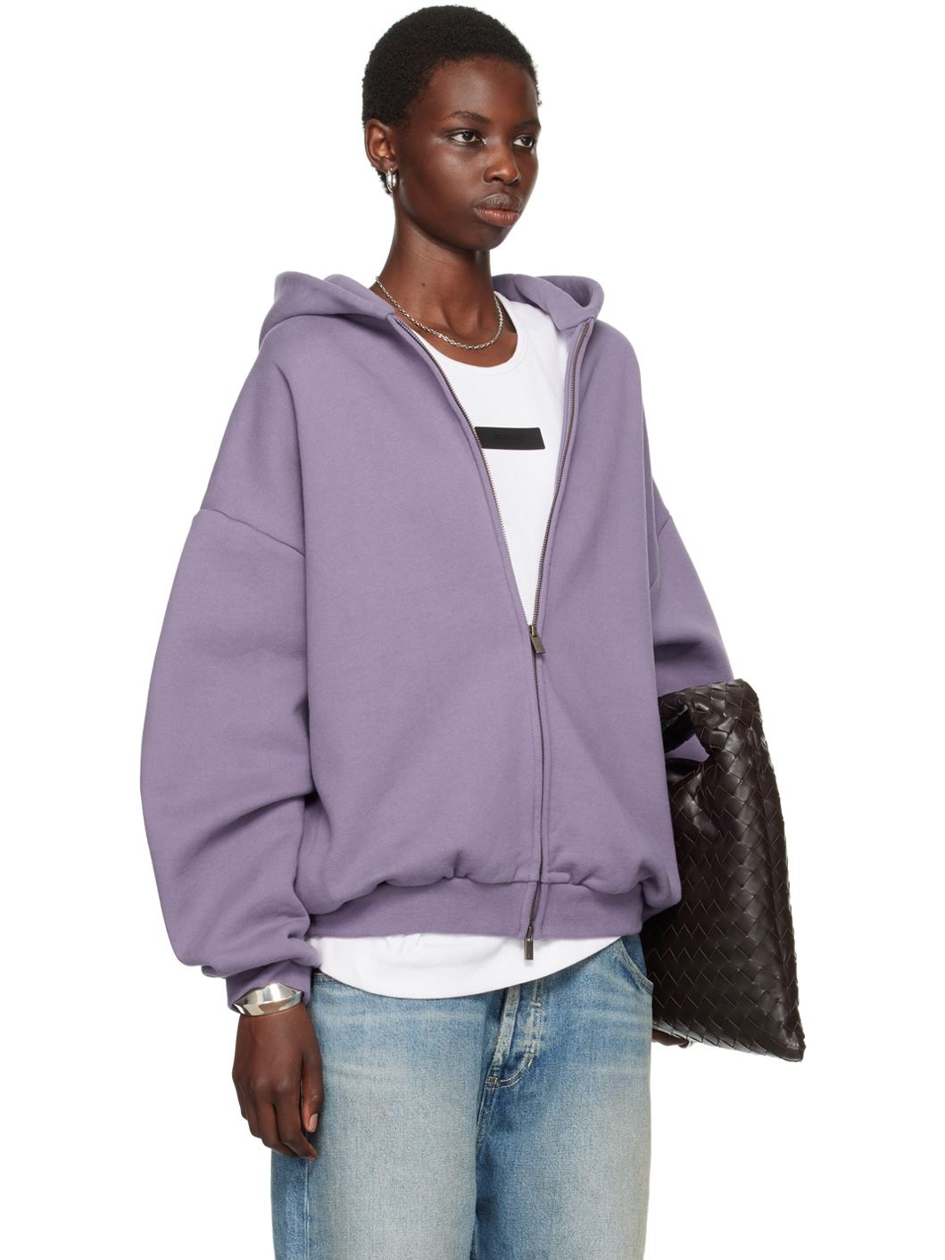 Purple Full-Zip Hoodie - 2