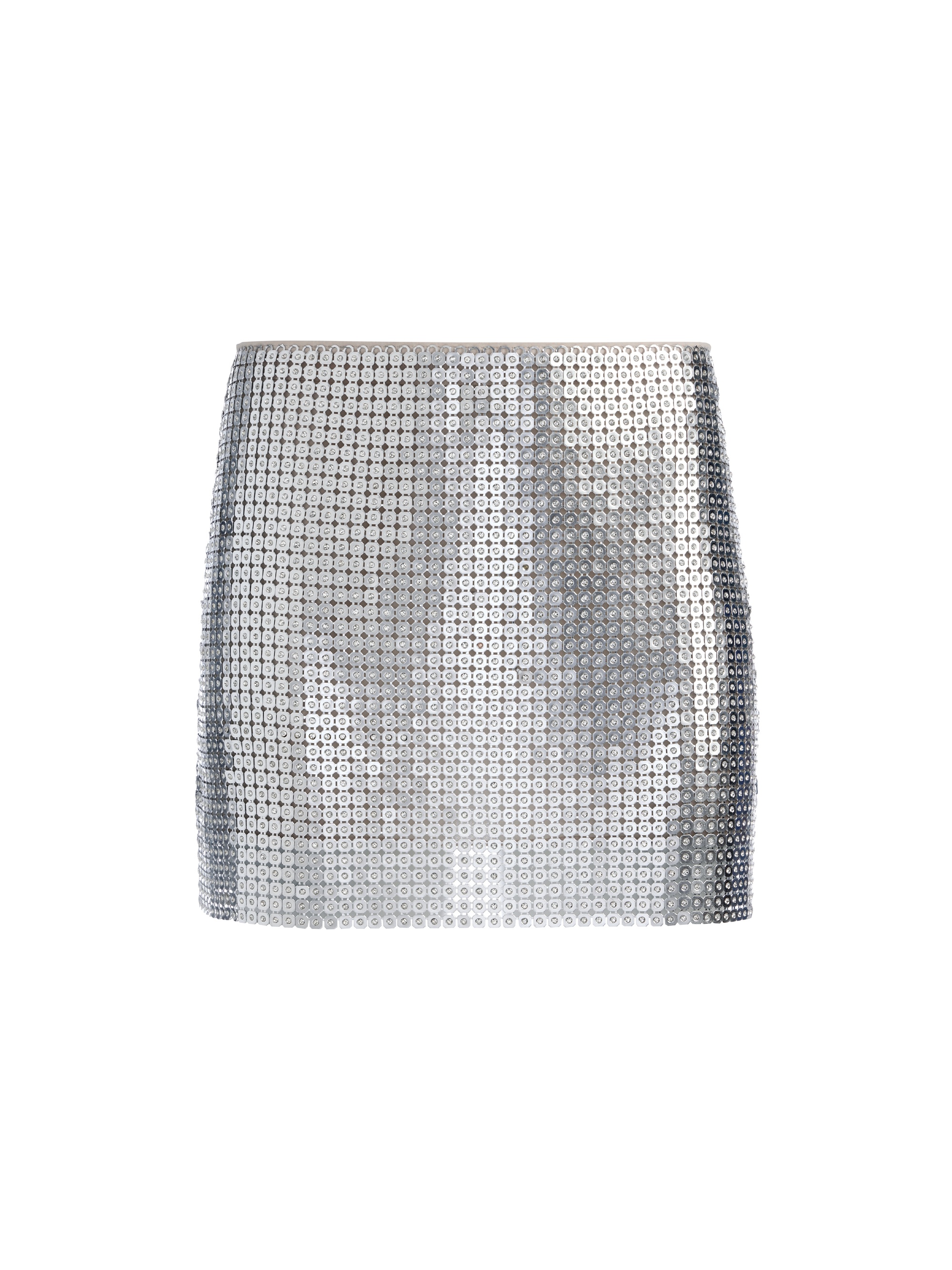 RILEY LOW RISE CHAINMAIL MICRO SKIRT - 1