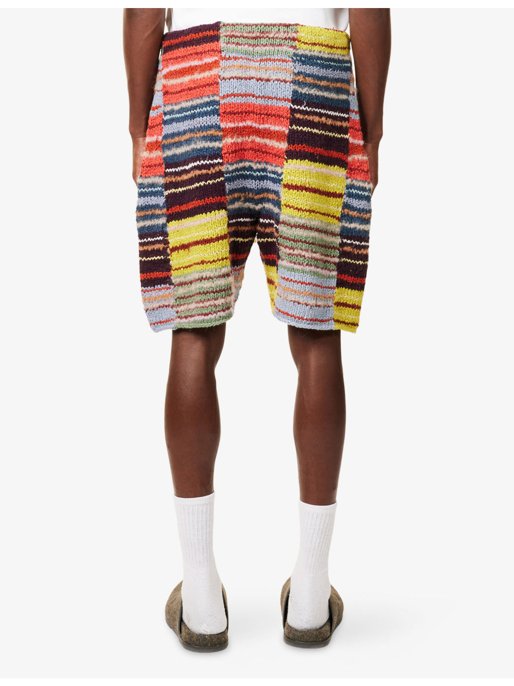 Patchwork Scrap Long-Sleeve Knitted Jumper - 4