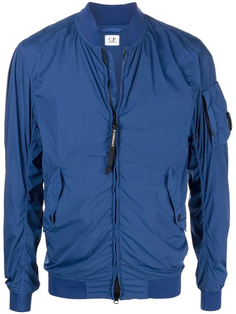 multi-pocket zip-up lightweight jacket - 1