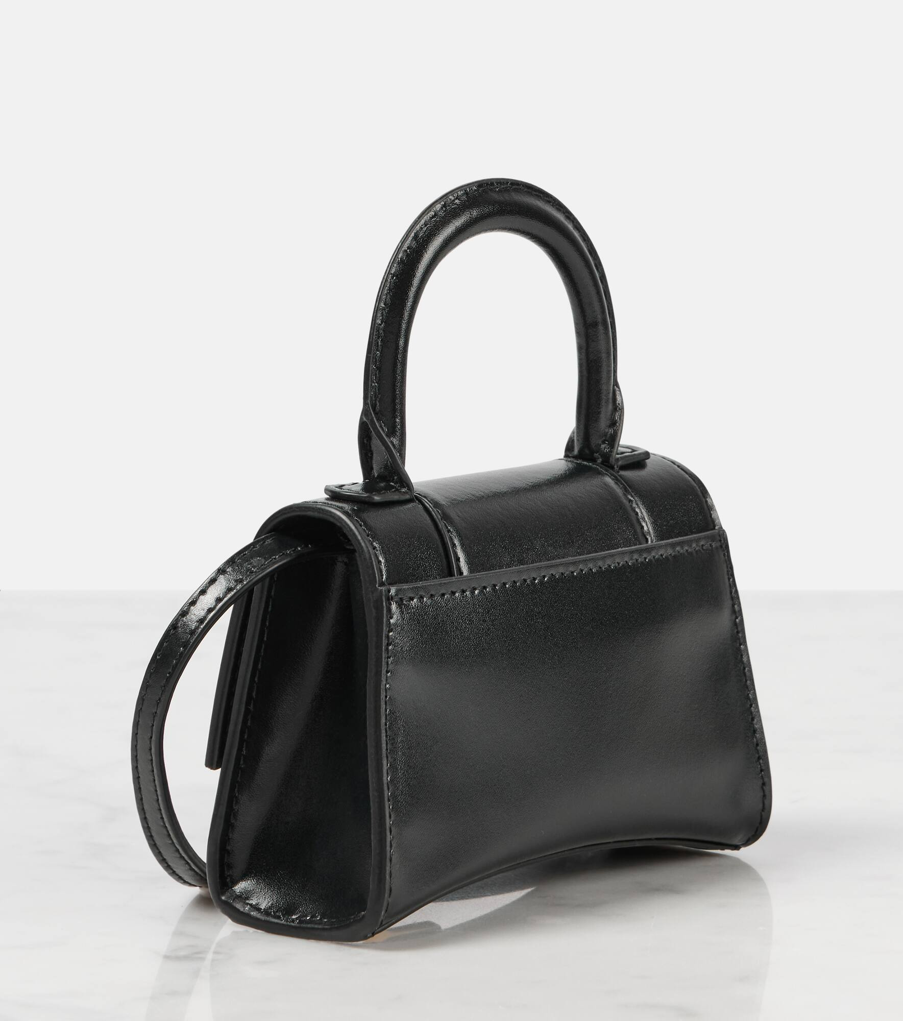 Hourglass Mini leather crossbody bag - 4