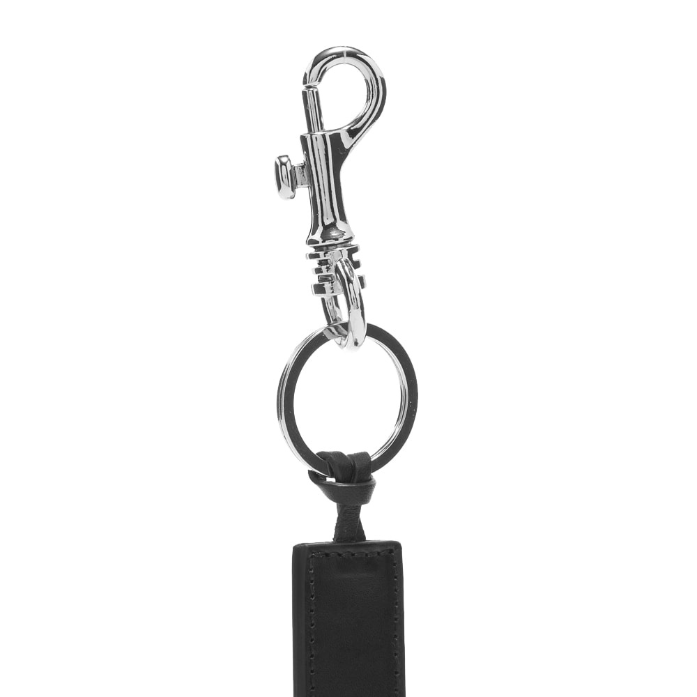 A.P.C. Leather Logo Keyring - 2