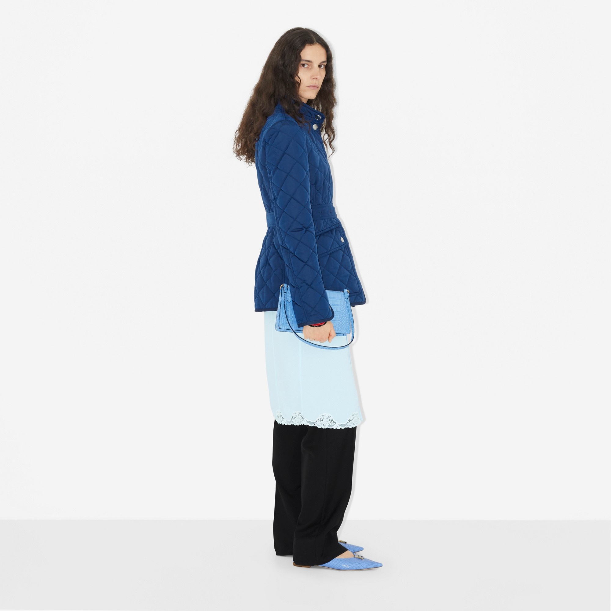 Diamond Quilted Nylon Canvas Jacket - 3