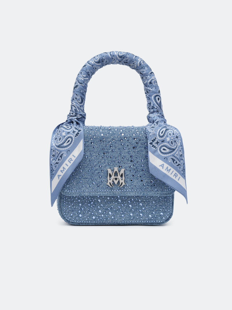 CRYSTAL DENIM MICRO MA BAG 1