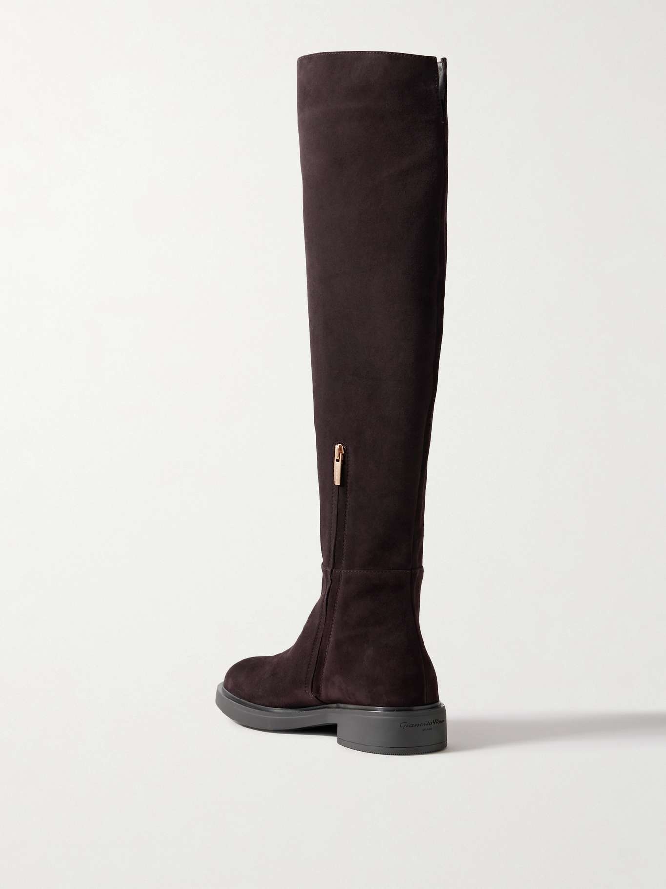 Suede over-the-knee boots - 3
