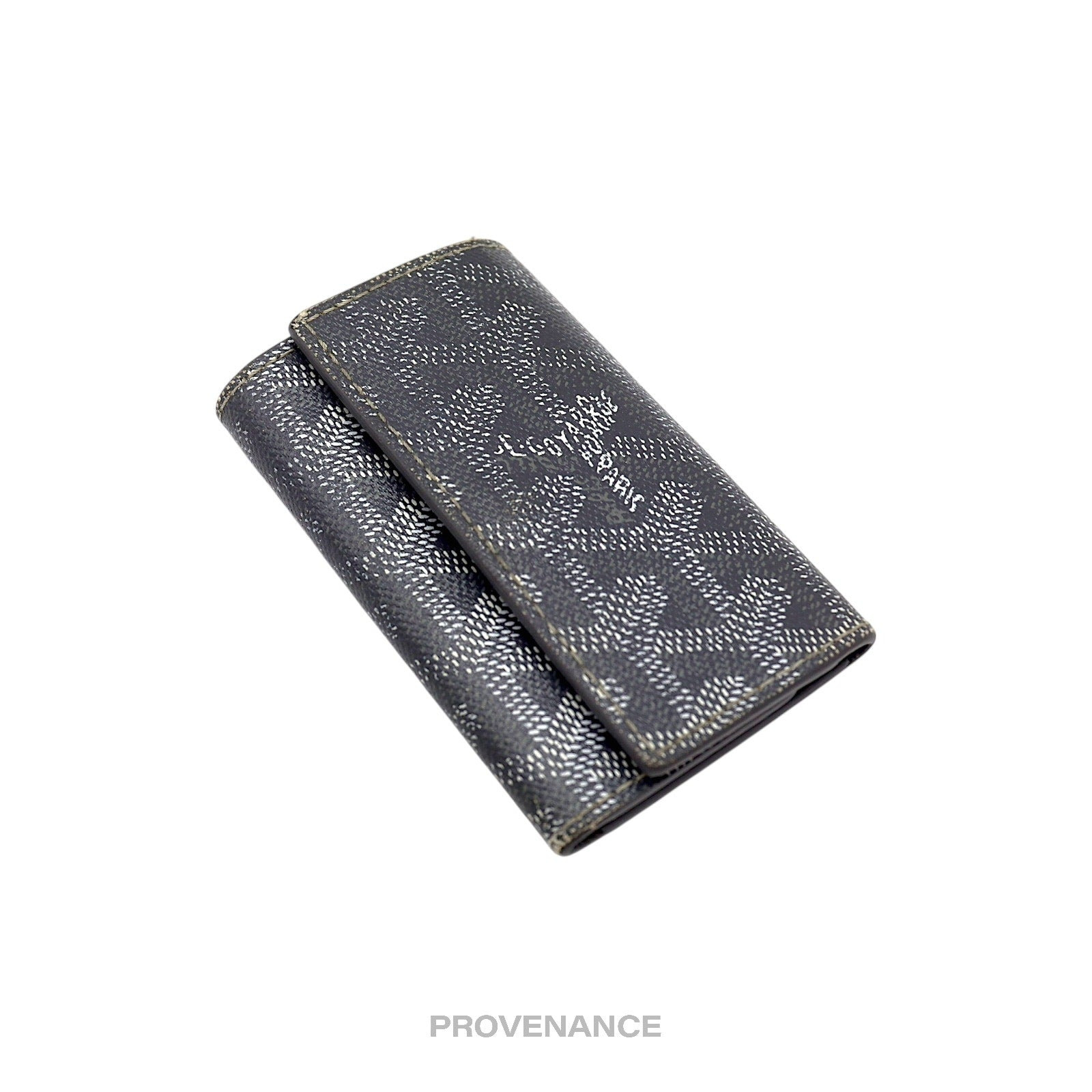 Goyard 6 Key Case Wallet - Grey Goyardine - 3