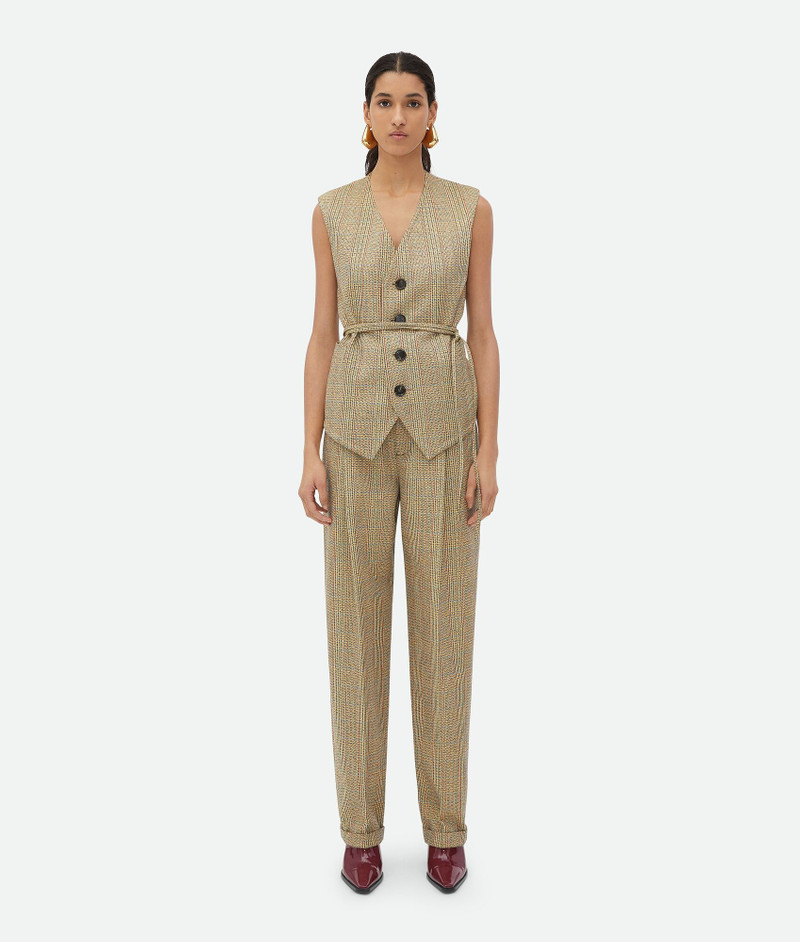 Prince Of Wales Wool Gilet - 1