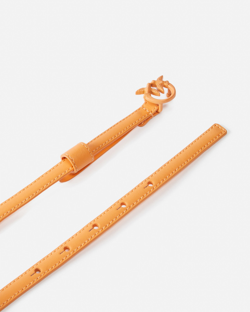 SUPER-THIN COLOUR-BLOCK LOVE BIRDS BELT 1CM 3