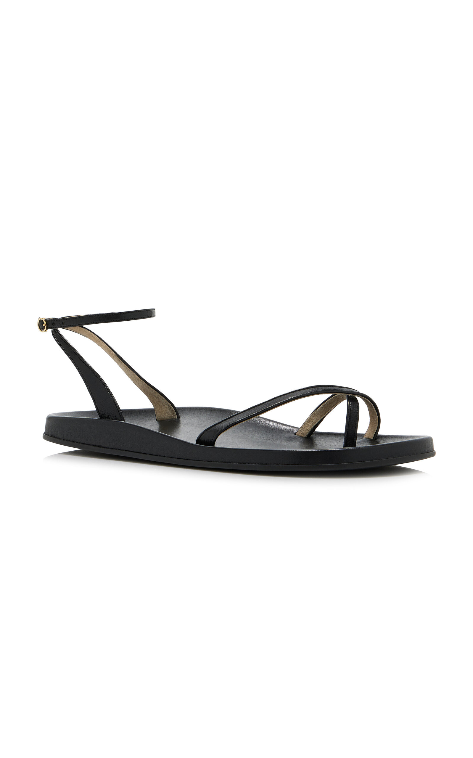 Hugh Leather Sandals black - 4
