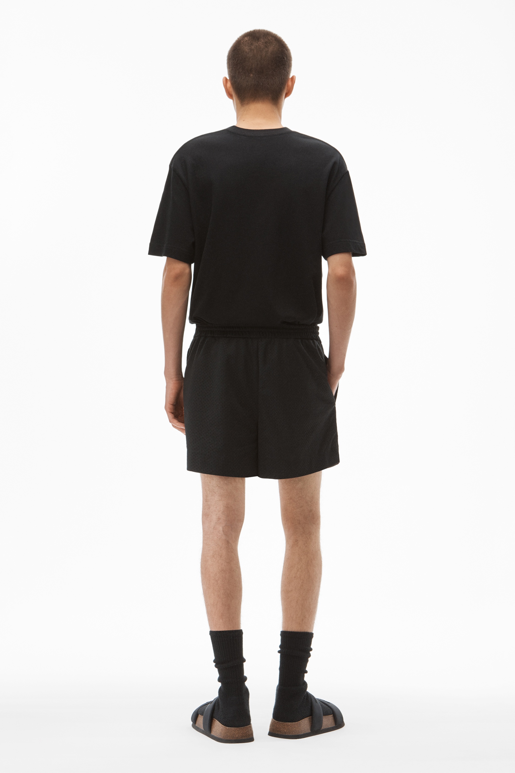 BOXER SHORT IN PERFORATED MESH JERSEY - 4