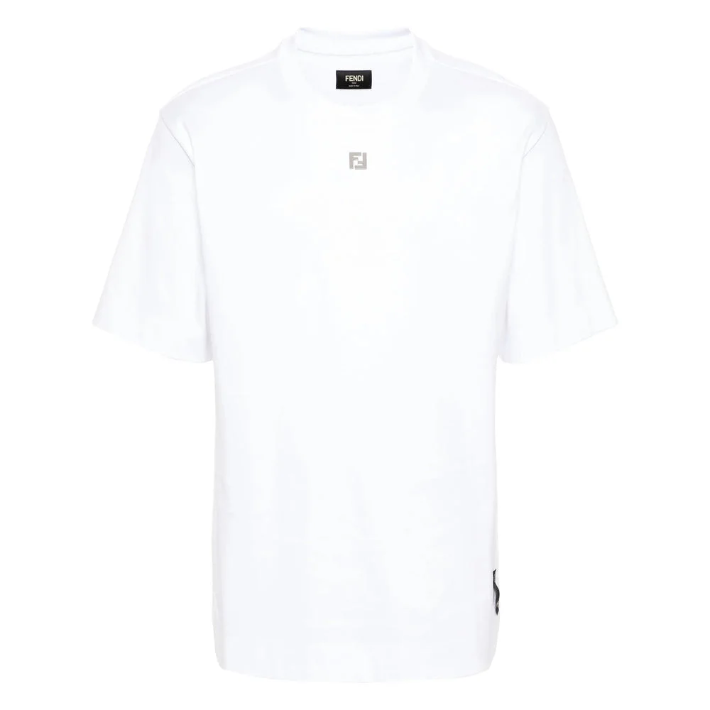 Fendi White T-Shirts & Vests - T-Shirts Men - 1