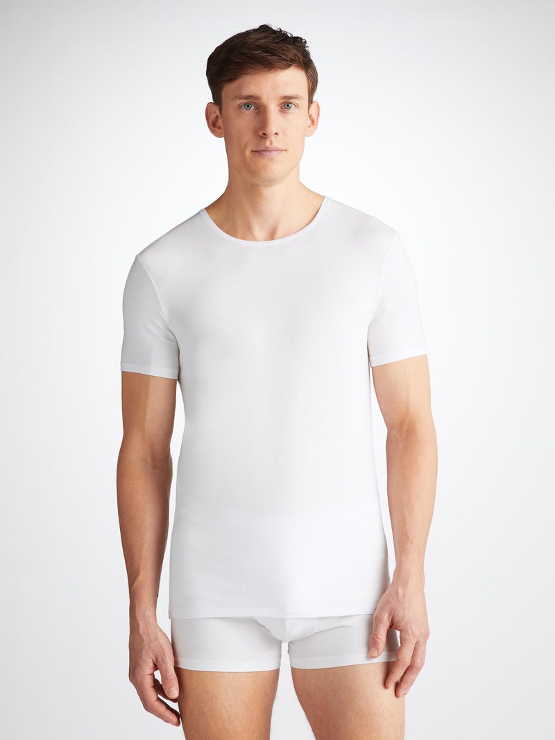 Men's Underwear T-Shirt Alex Micro Modal Stretch White - 2