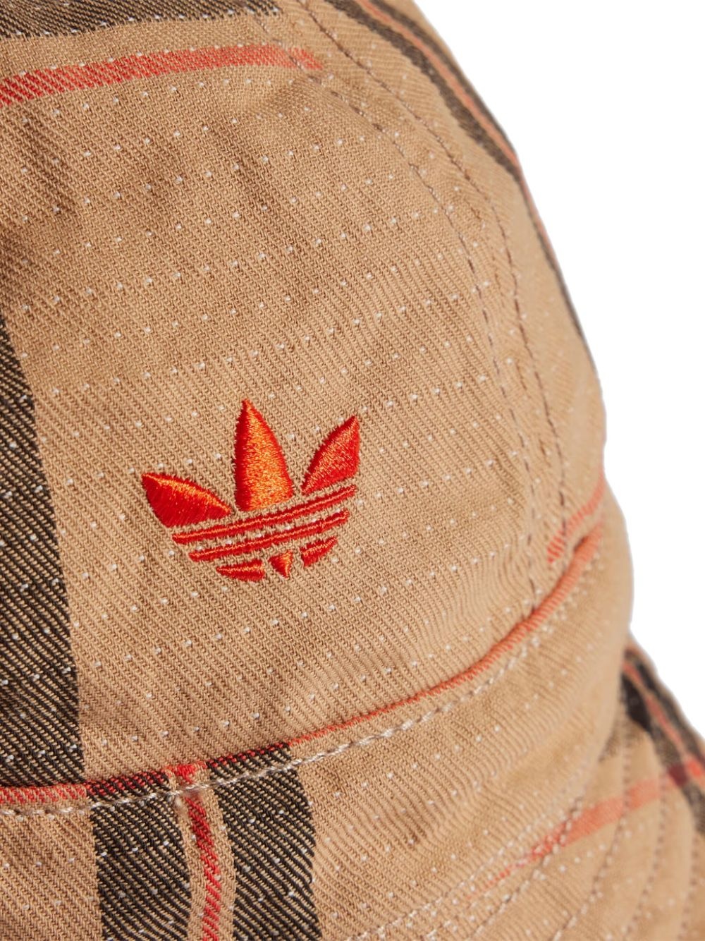 x Wales Bonner check-print bucket hat - 3